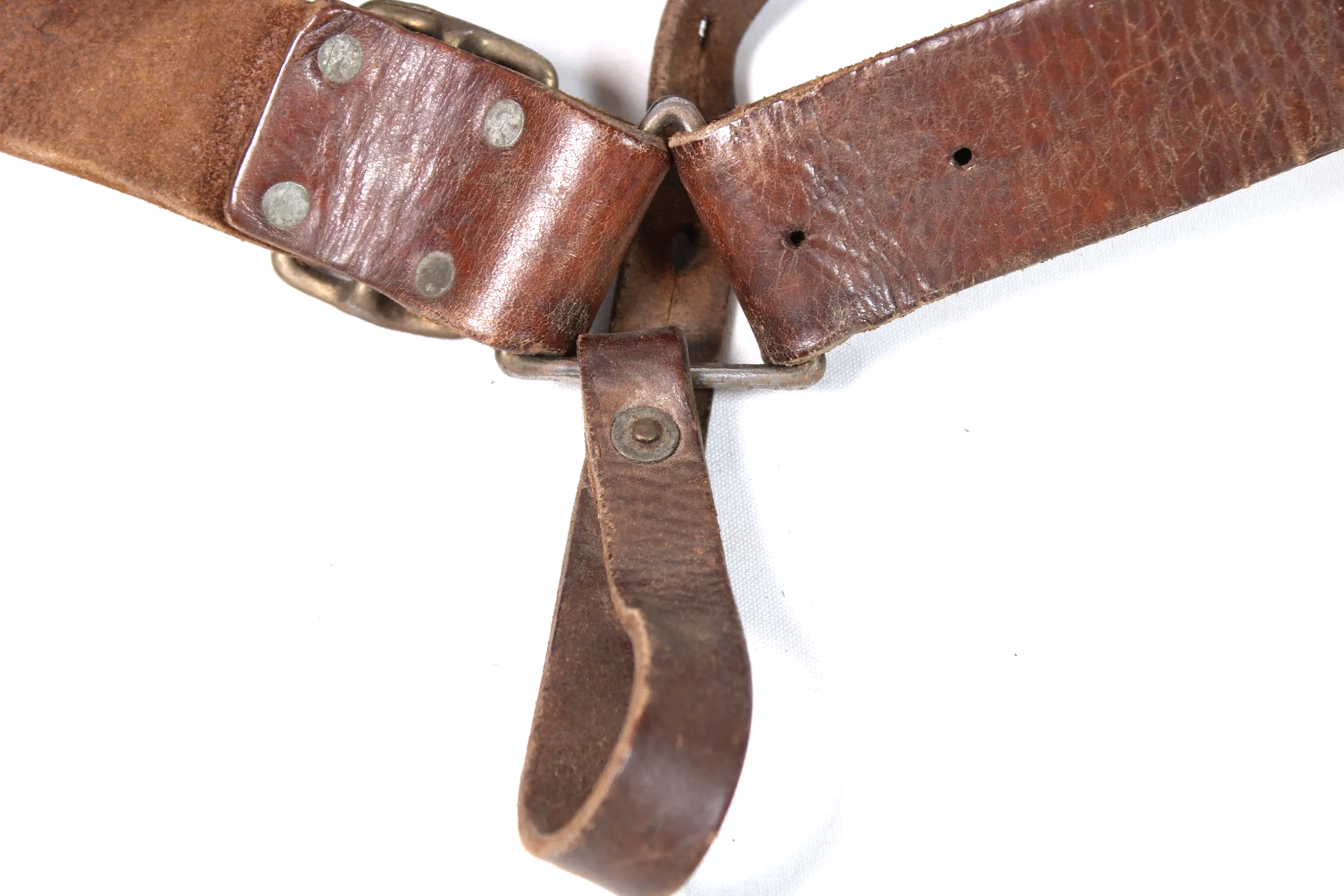 WW1 1903 Pattern British Army 303 Lee Enfield Leather Ammunition Bandolier 1918 Dated