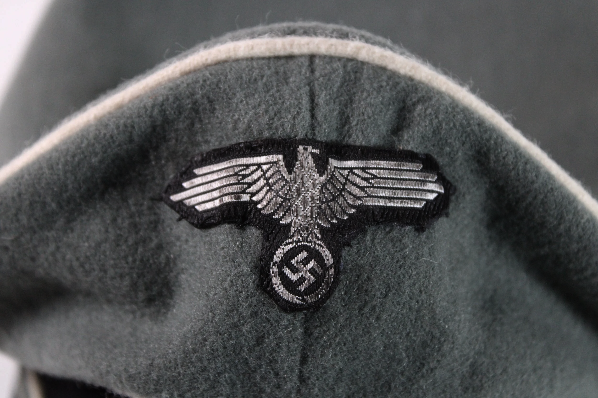 Waffen SS Old Janke Officer Reproduction Crusher Visor Size 59