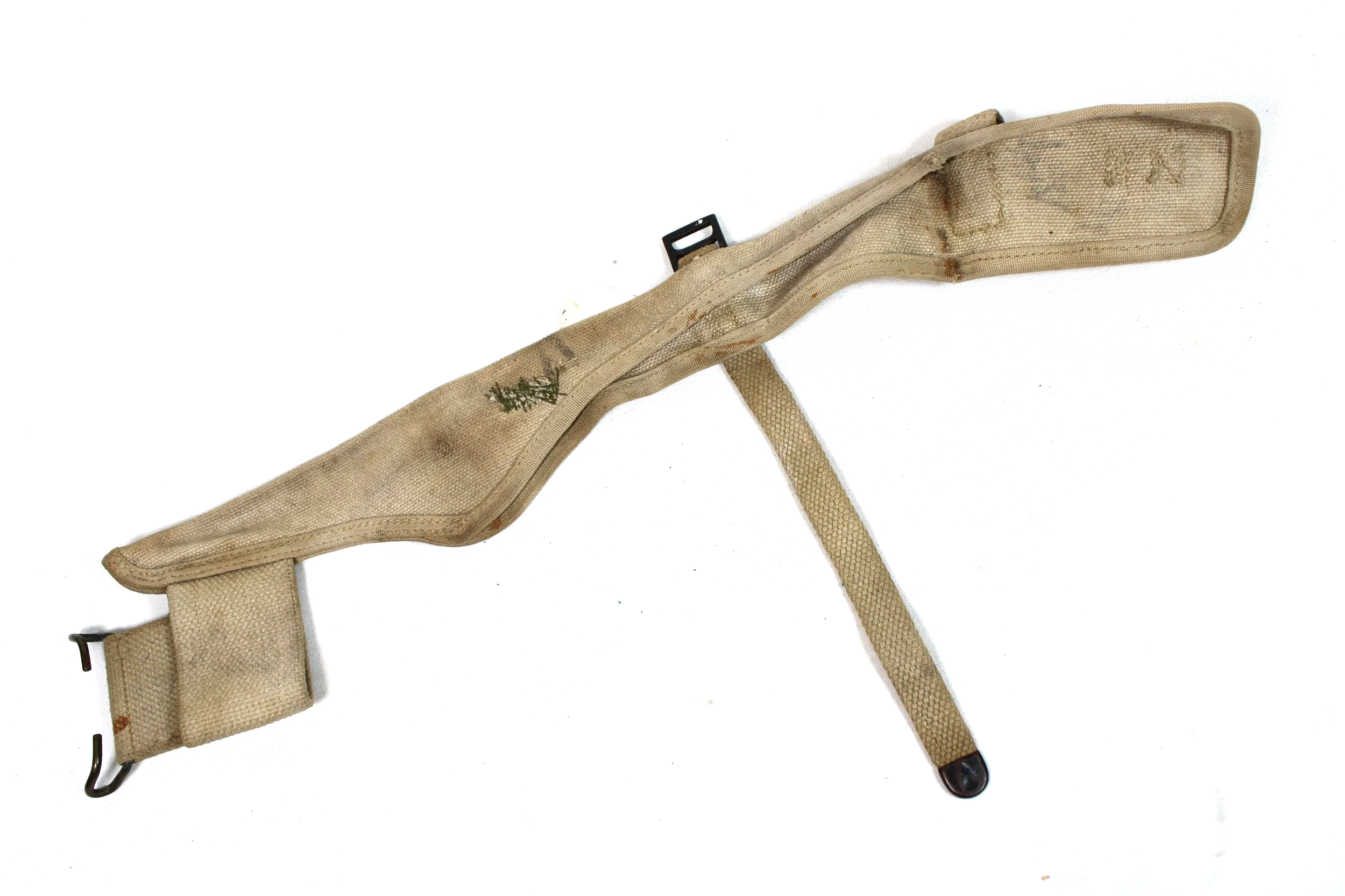 Original US WWII M1910 Pick Axe Mattock Canvas Cover Carrier