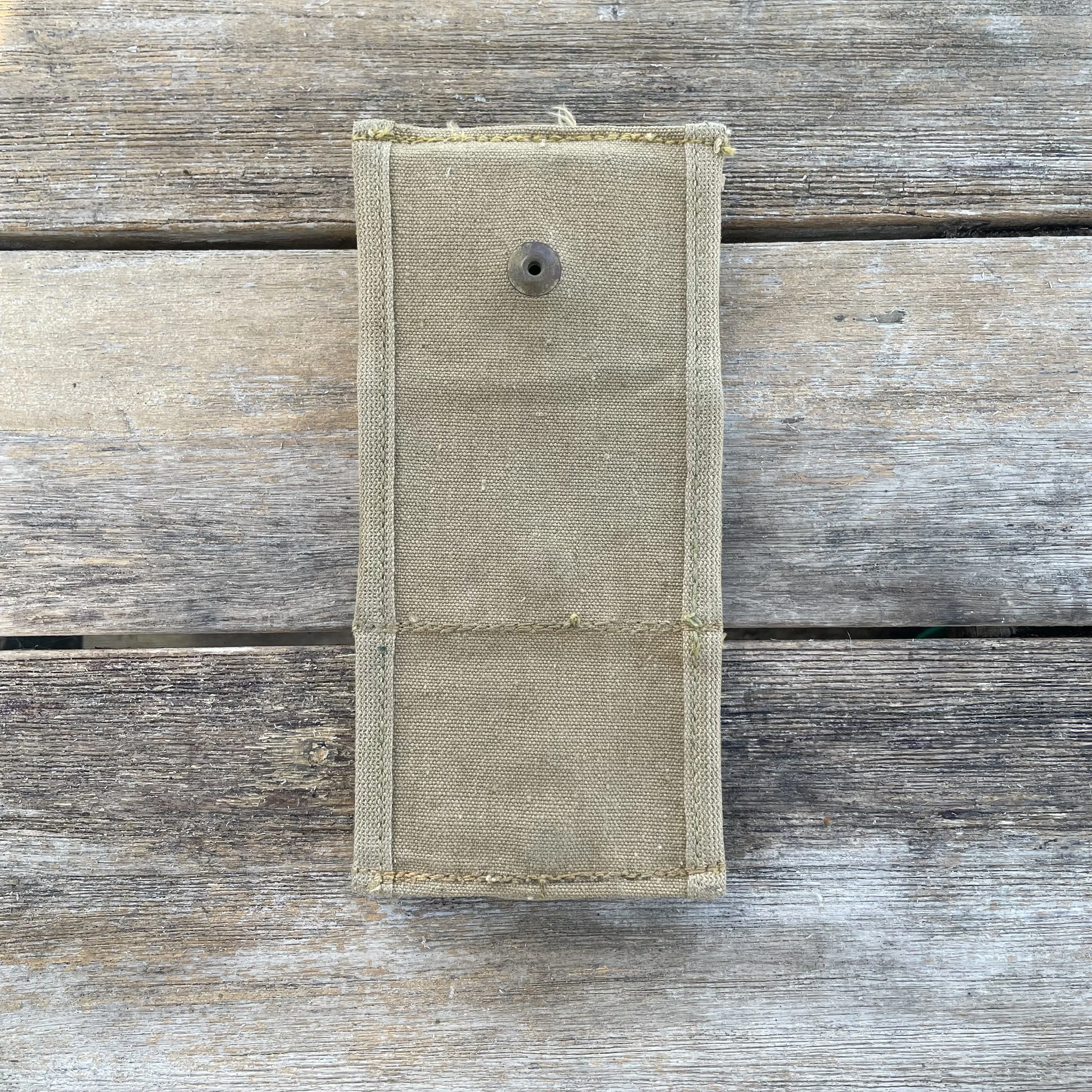 WW1 Half Moon CLIP 45 Three Pocket Pouch R.H LONG 1918 Mint