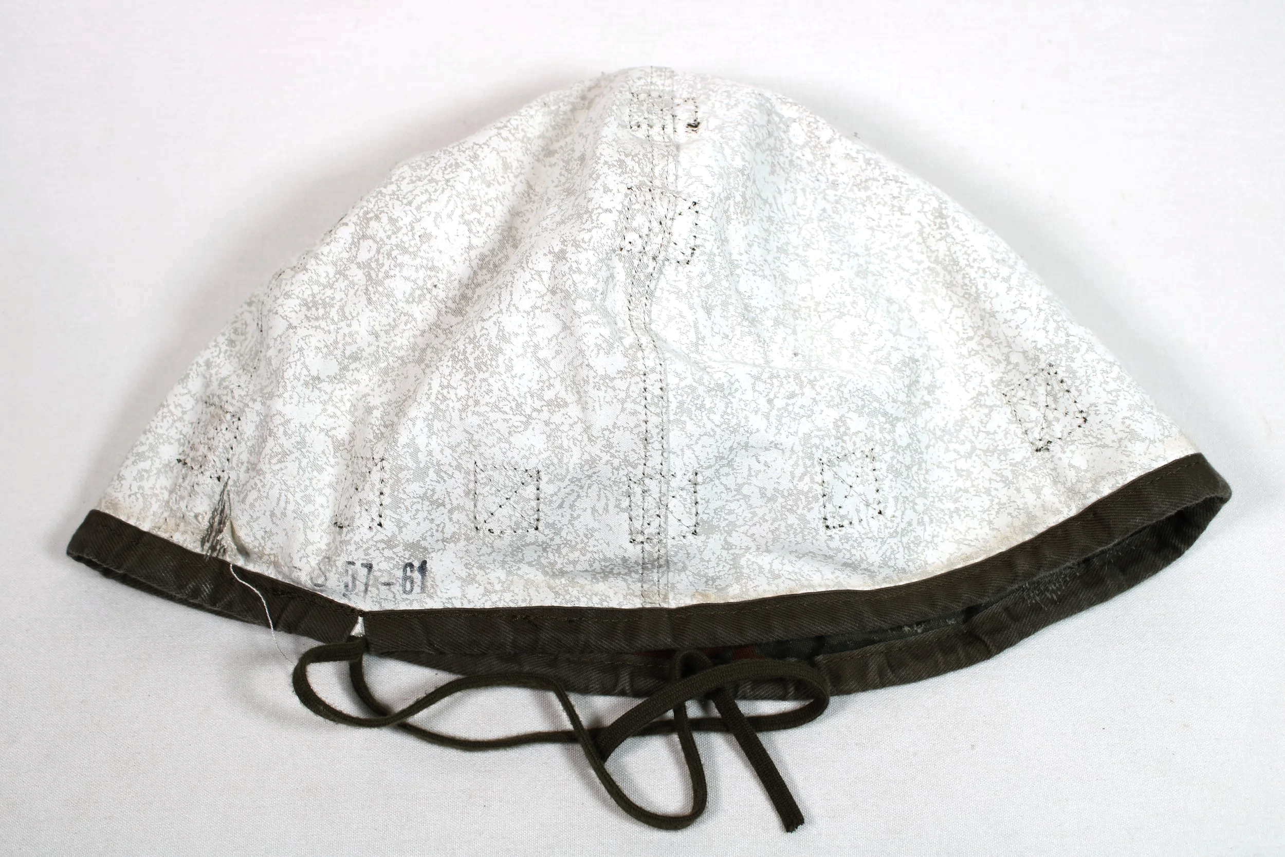 German Bundeswehr Flecktarn Helmet Cover Snow Reversible Large 57-61