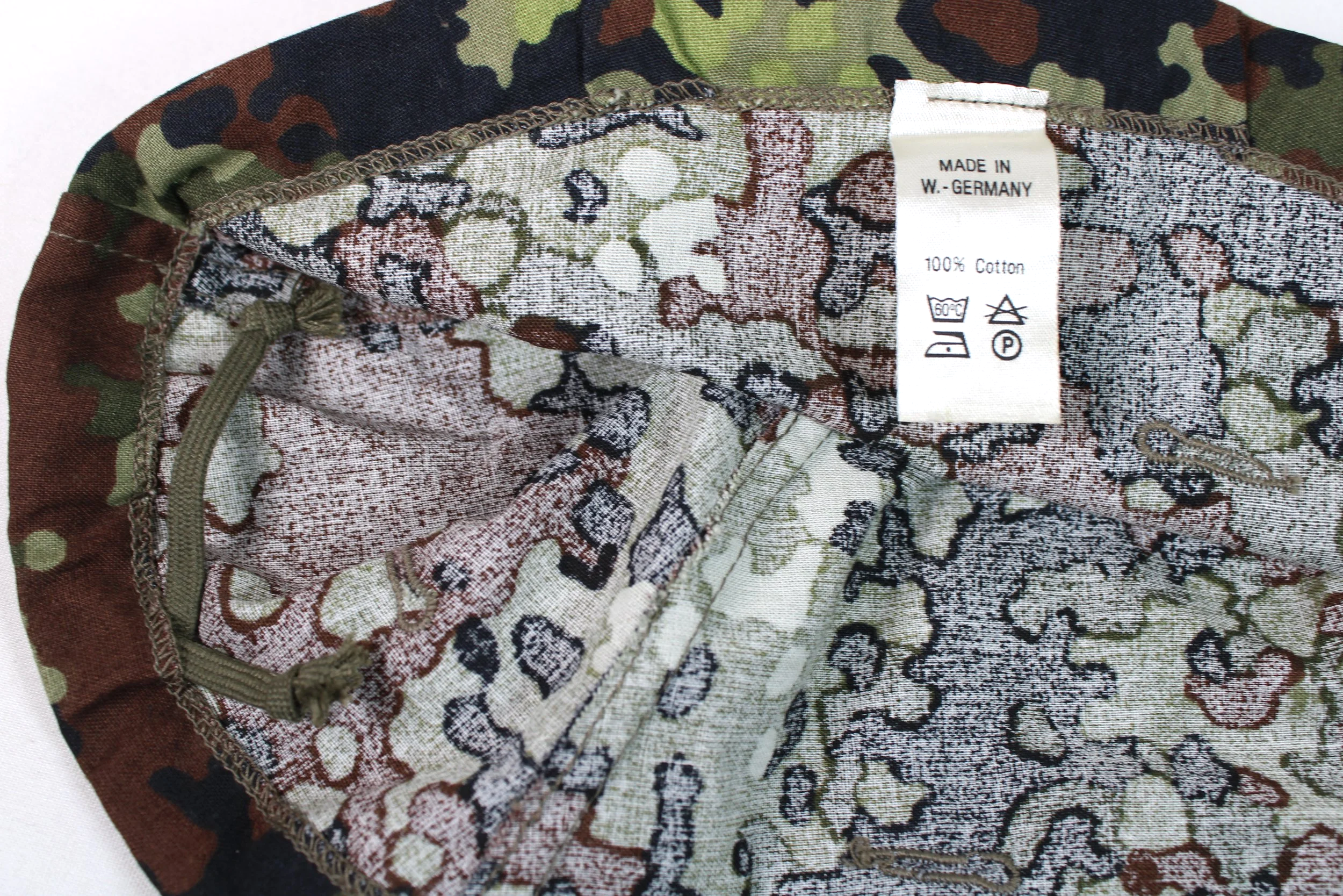 Early West German Flecktarn Helmet Cover