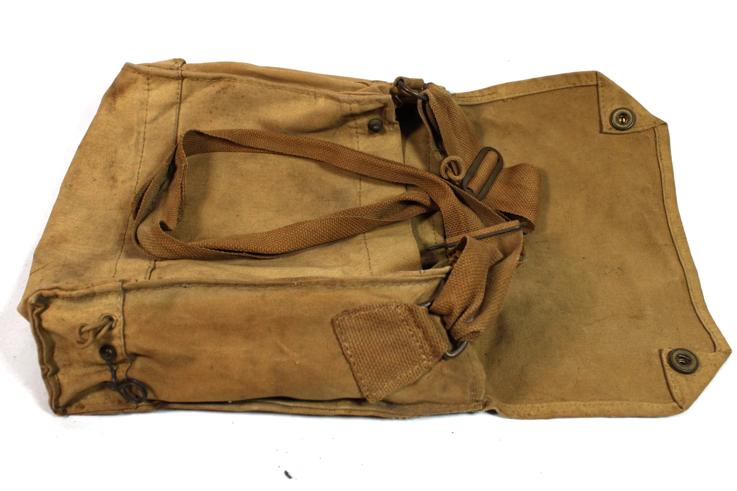 WW2 British Mk VII Gas Mask Bag Indiana Jones Satchel
