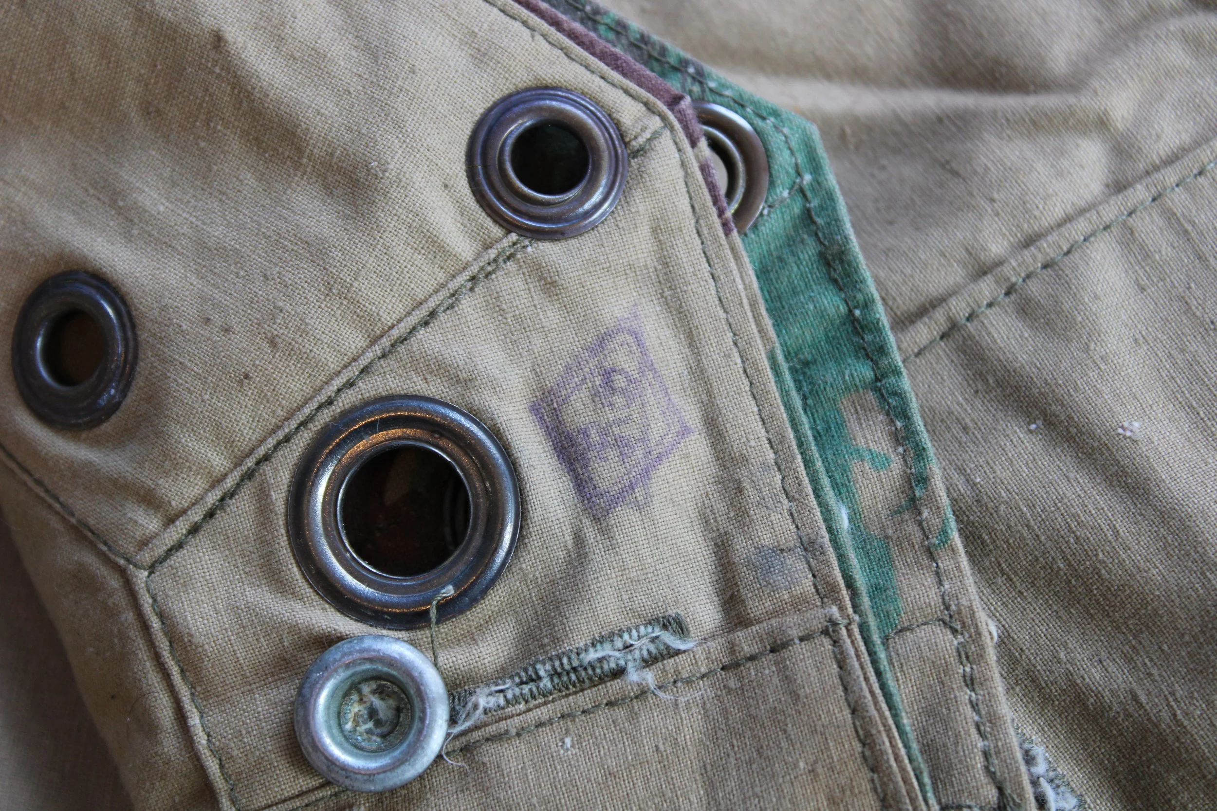 1950's M51 French Algerian Indochina War / Vietnam Lizard Camo Shelter Quarter