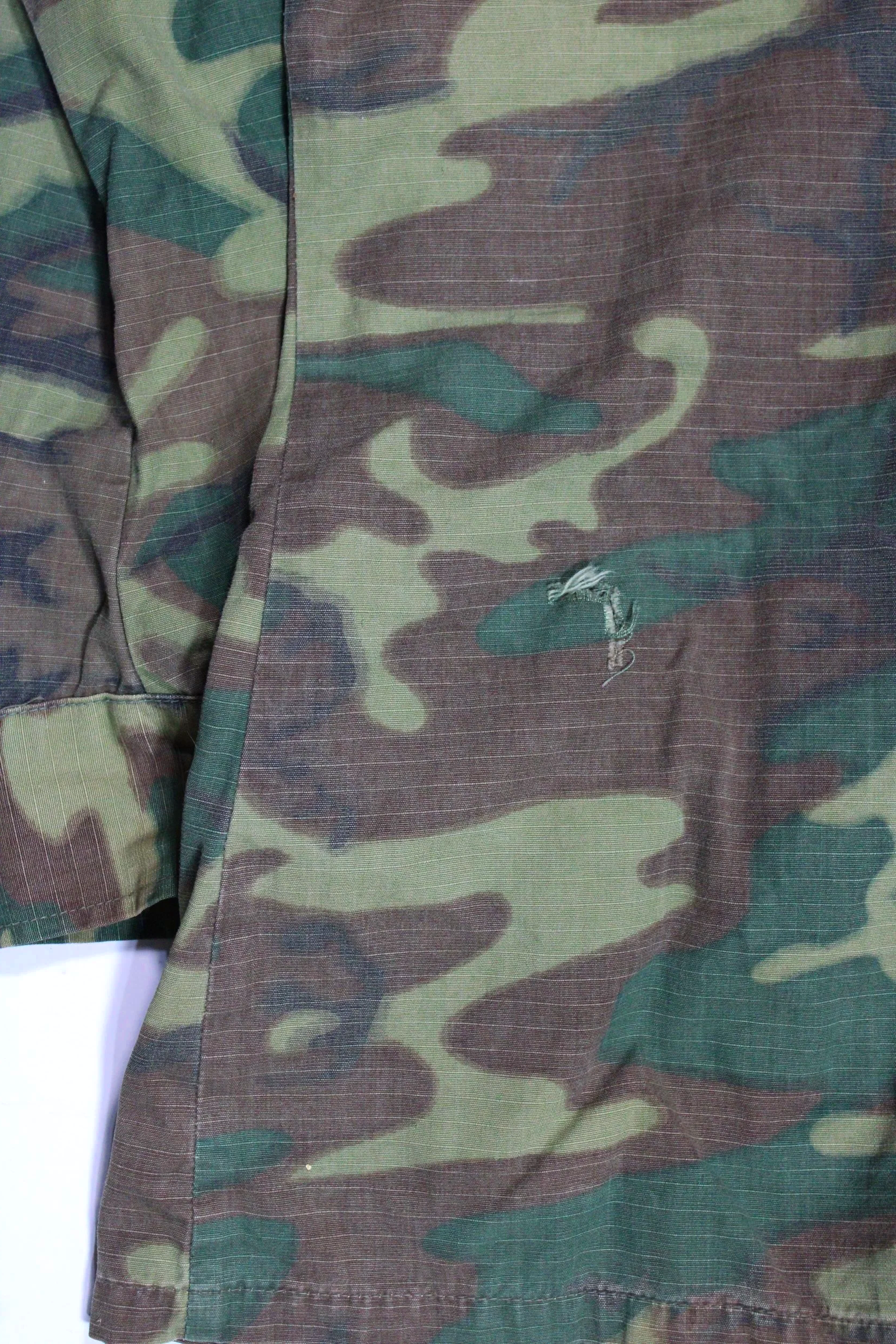 ERDL Camouflage RipStop Jungle Jacket Vietnam War Medium Regular