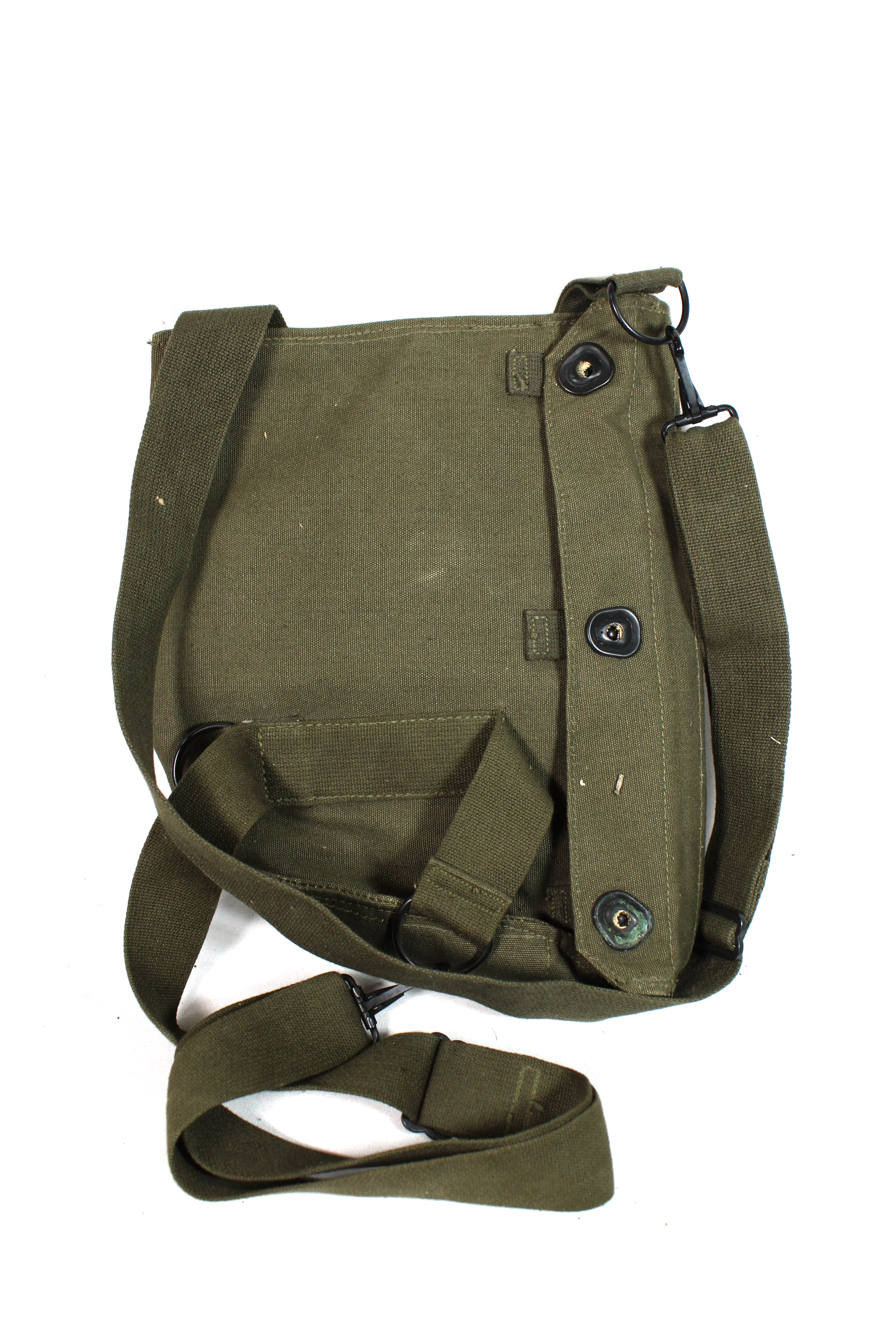 US Military M9A1 Field Protective Mask Bag Olive Drab Canvas Carrier NOS