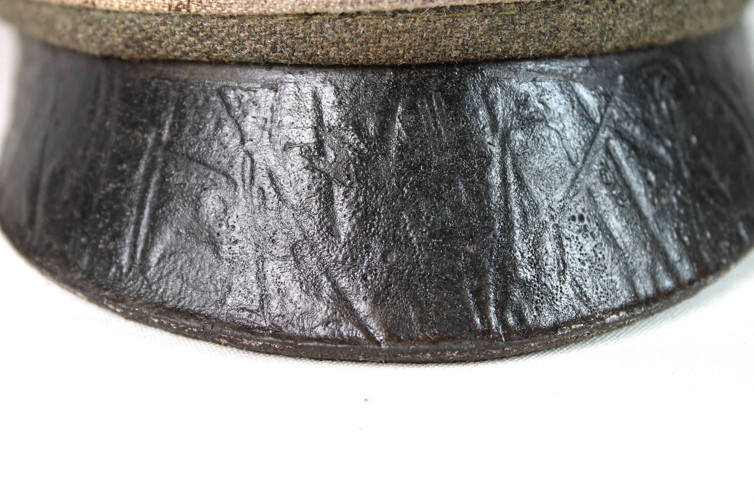 Old Michael Janke High Quality Heer Infantry Crusher Visor Cap WW2 German Reproduction