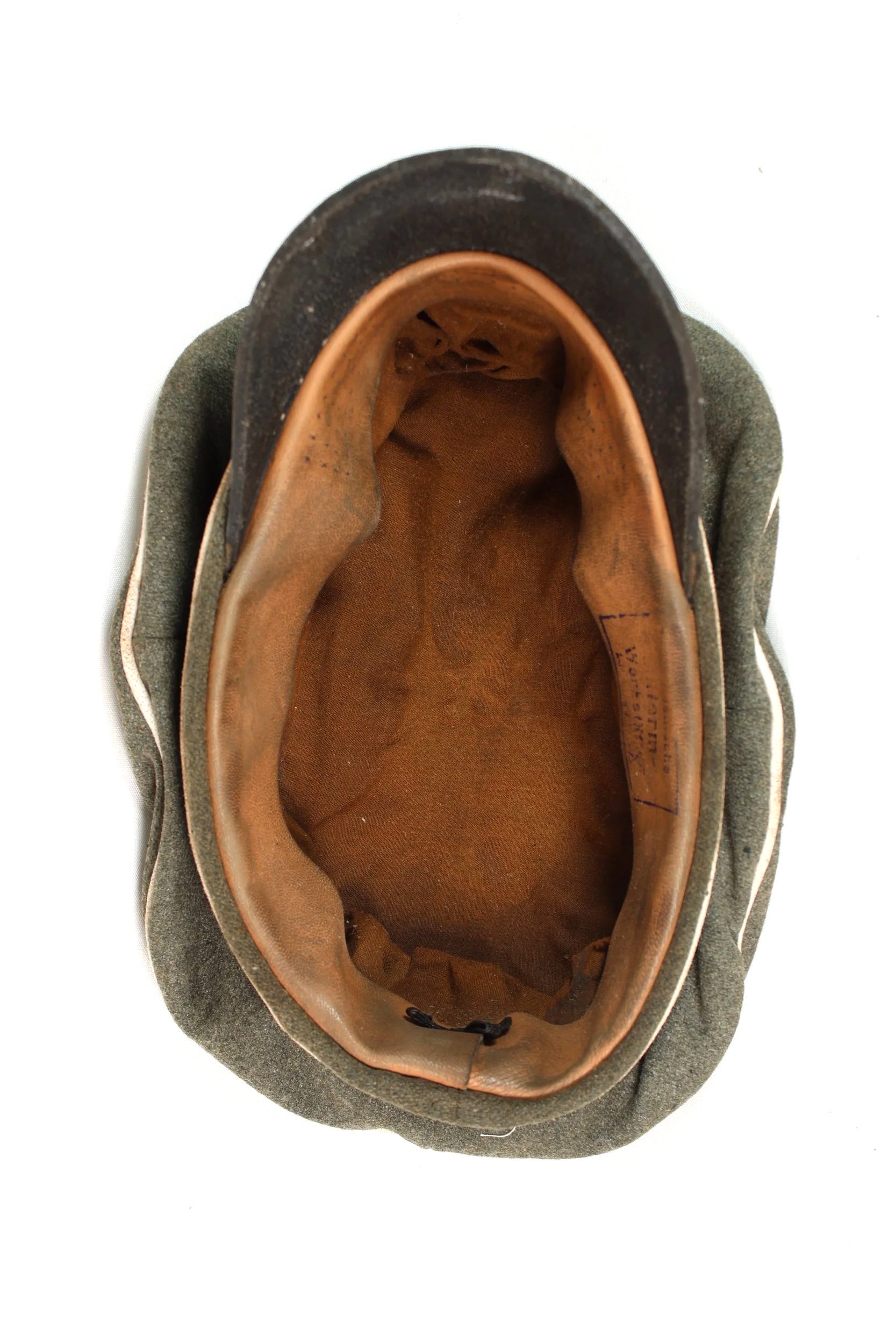 Old Michael Janke High Quality Heer Infantry Crusher Visor Cap WW2 German Reproduction