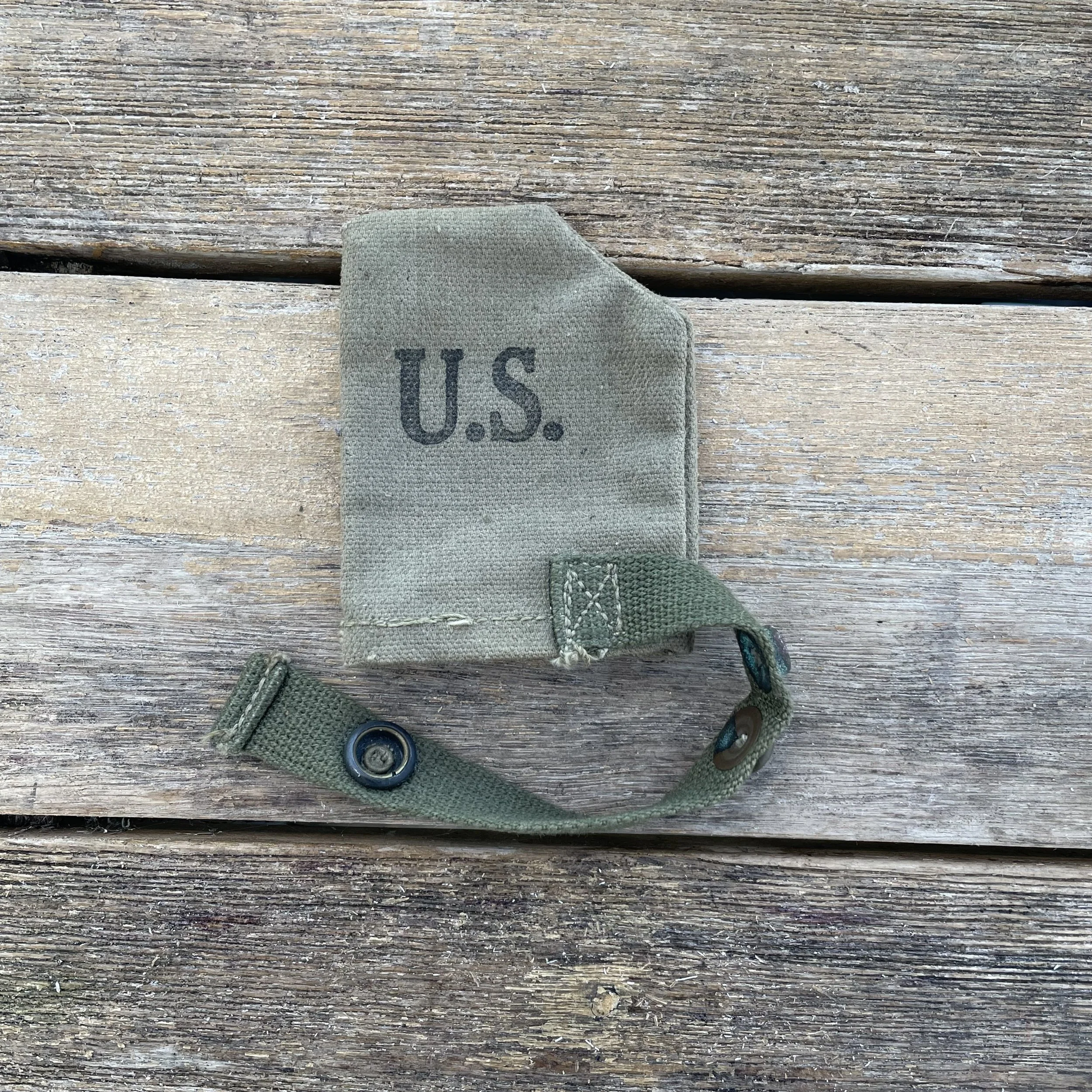 US WW2 M1 Garand 1903 M1 Carbine Muzzle Cover 1944 Dated EA Brown Mfg