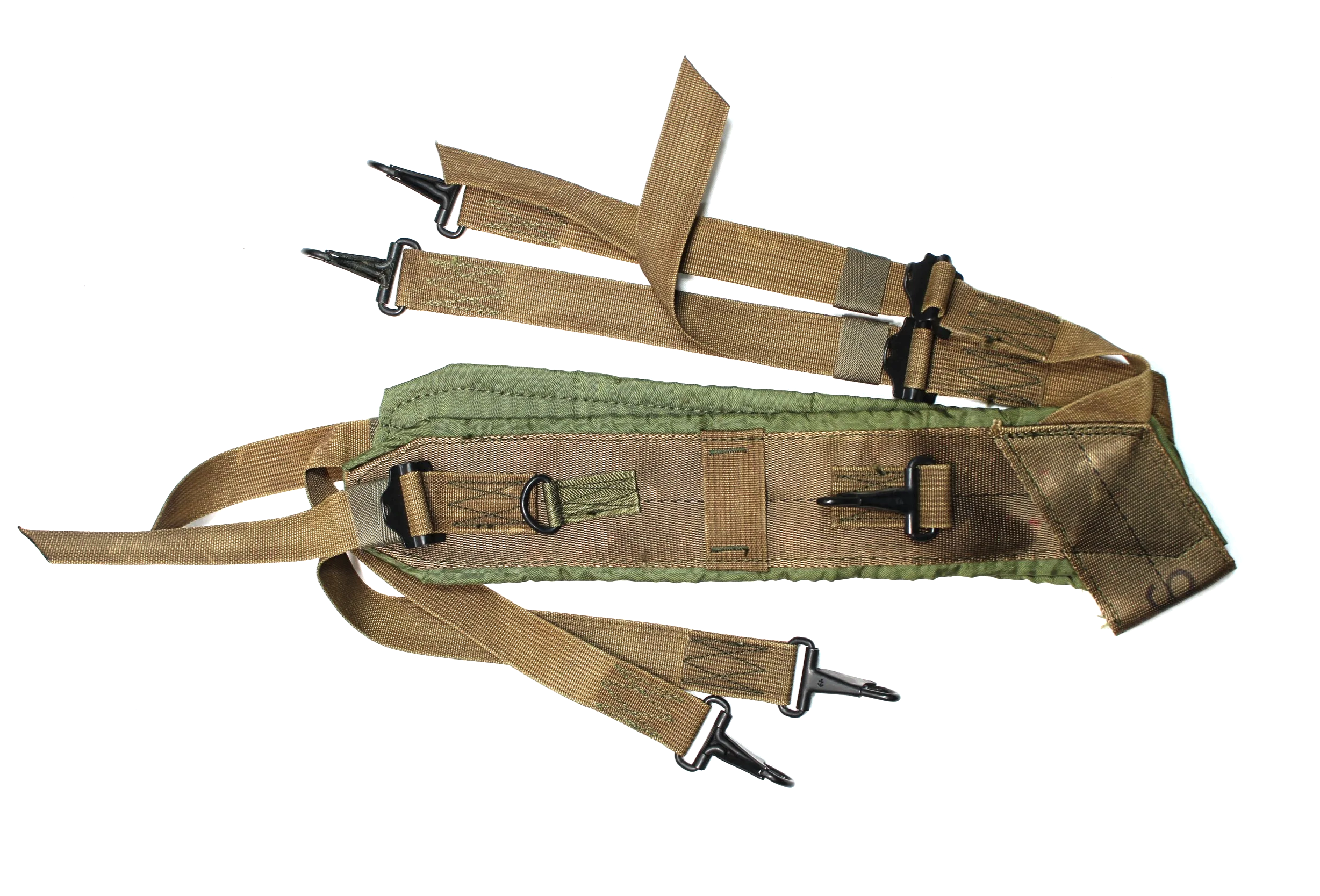 Vietnam War US M67 Nylon Combat Field Equipment M-1967 H-harness Suspenders