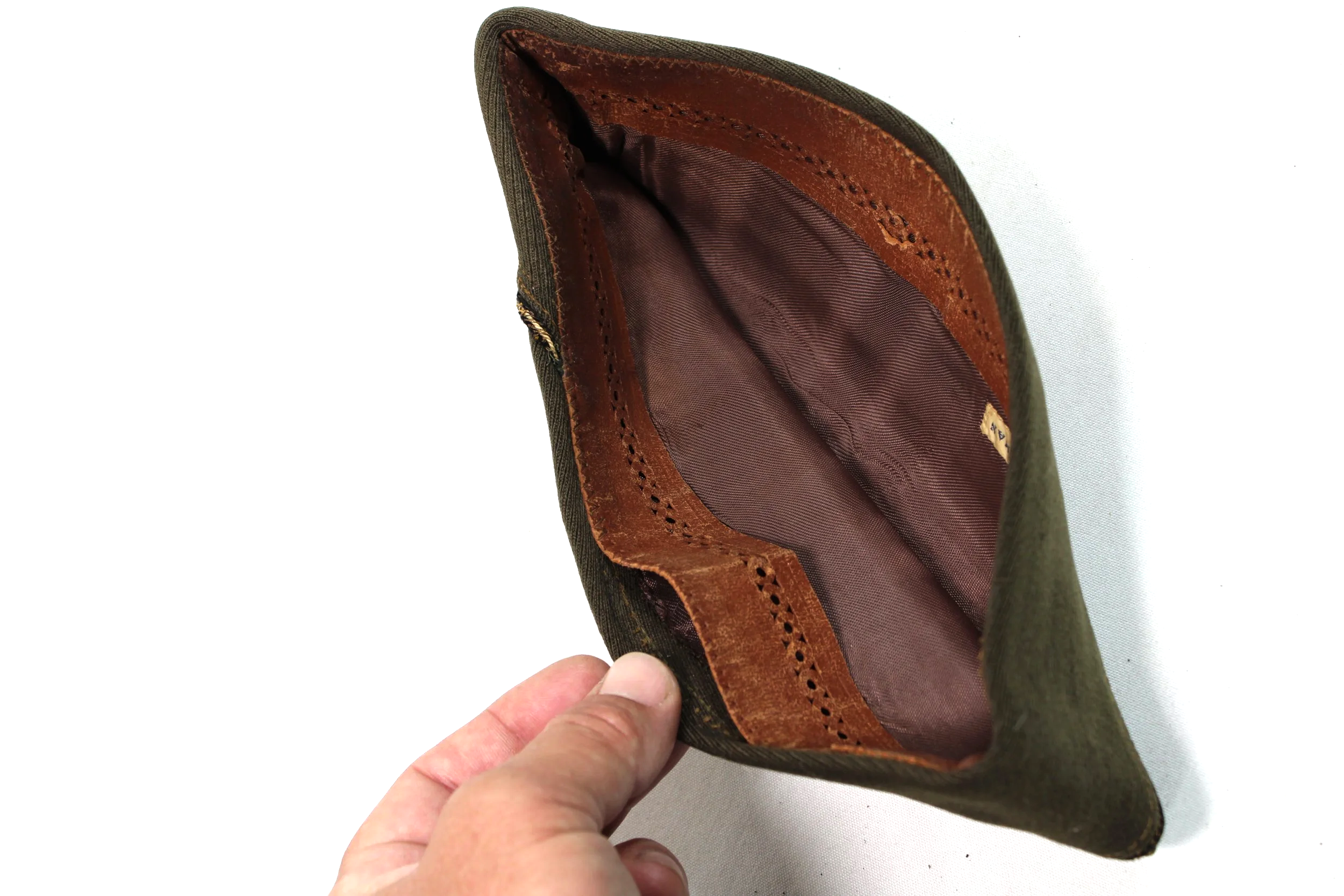 WW2 Officer's Garrison Cap Large 7 Named