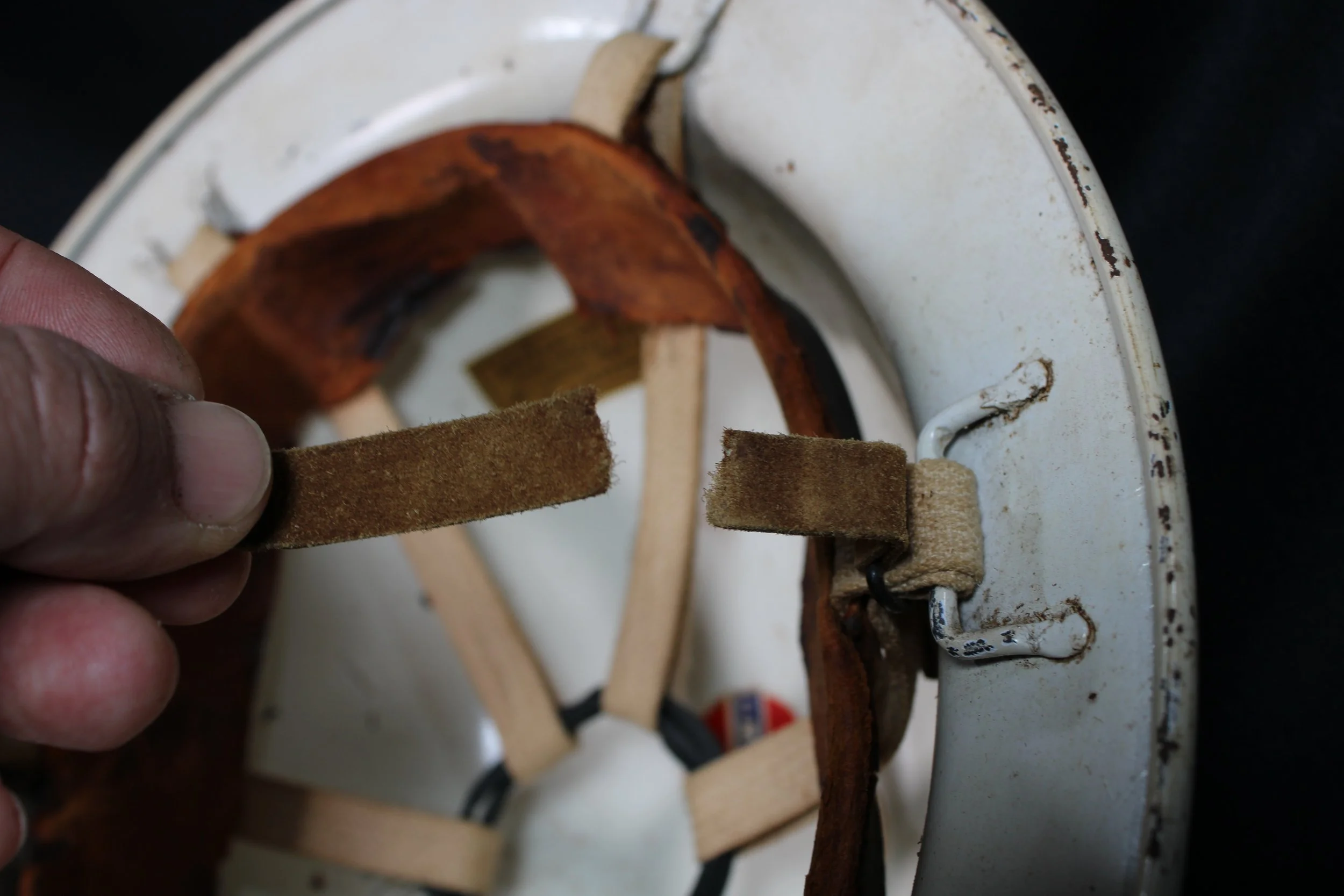 WW2 US Civil Defense Air Raid Warden Helmet San Francisco