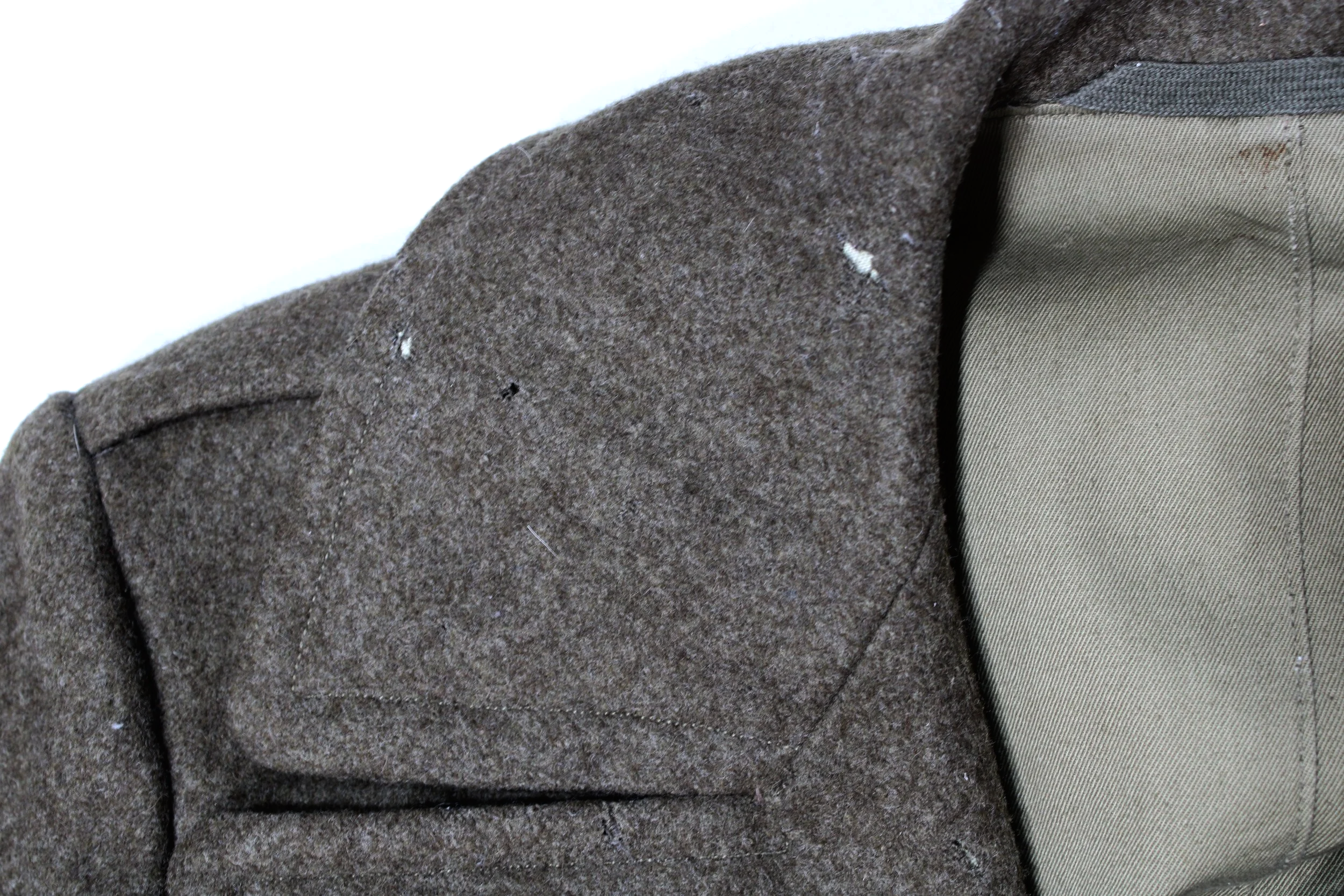 US WW2 Enlisted Men Wool Greatcoat 36R