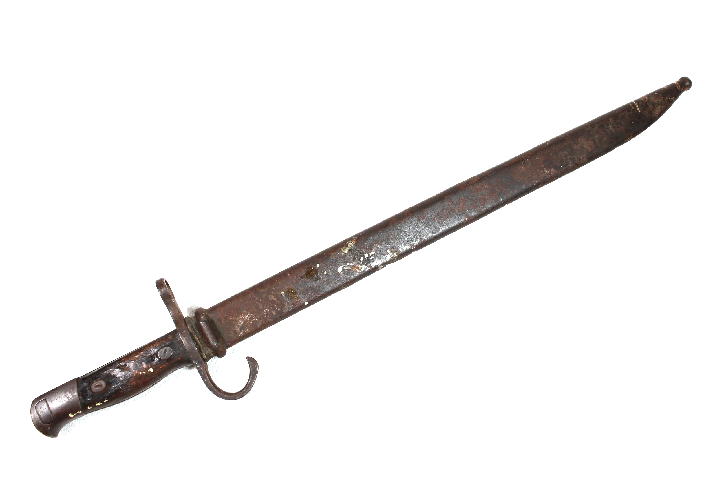 WWII Japanese Type 30 Arisaka Bayonet W/Scabbard "Kokura Arsenal"