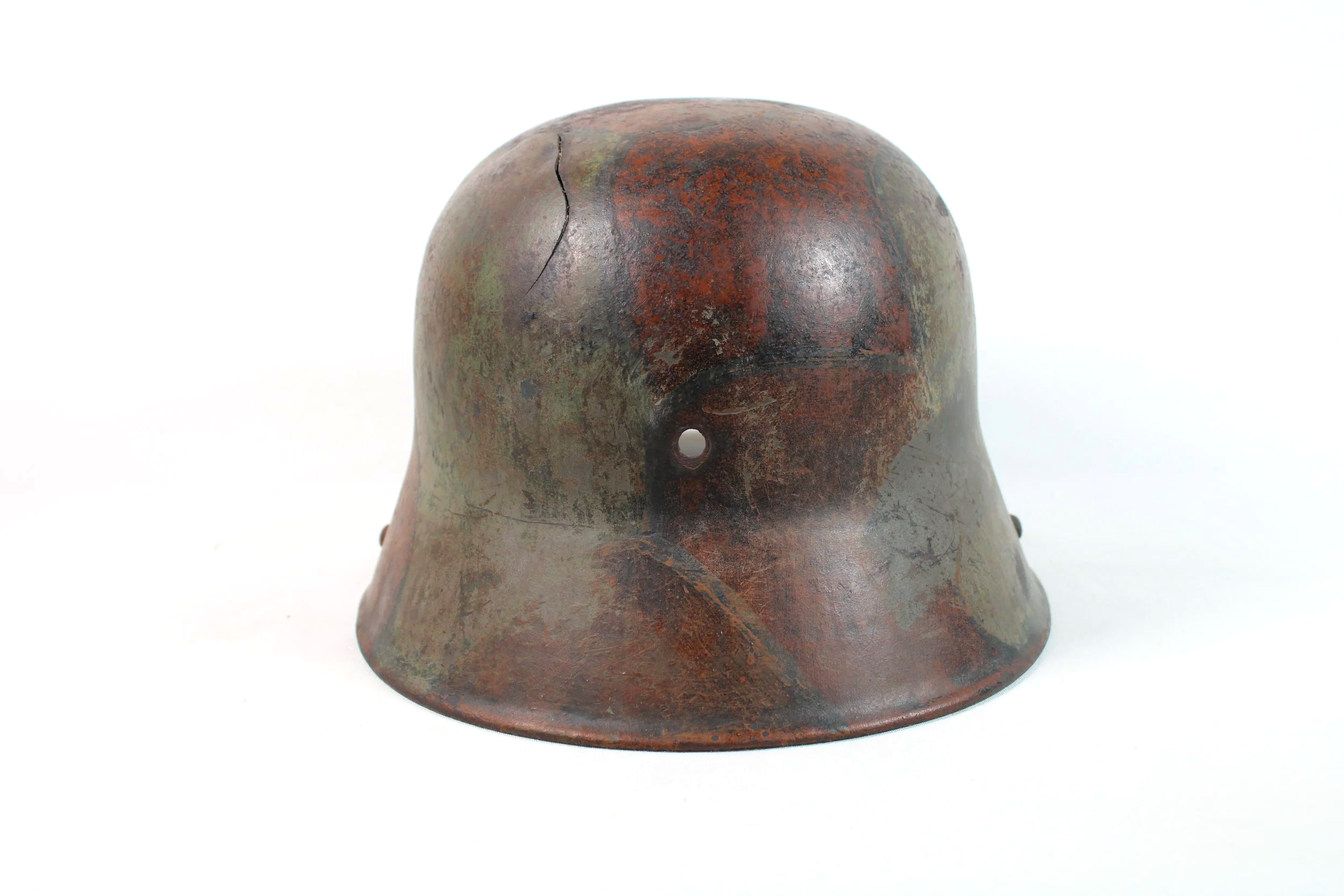 WW1 German Original M16 Camouflage Helmet Si66