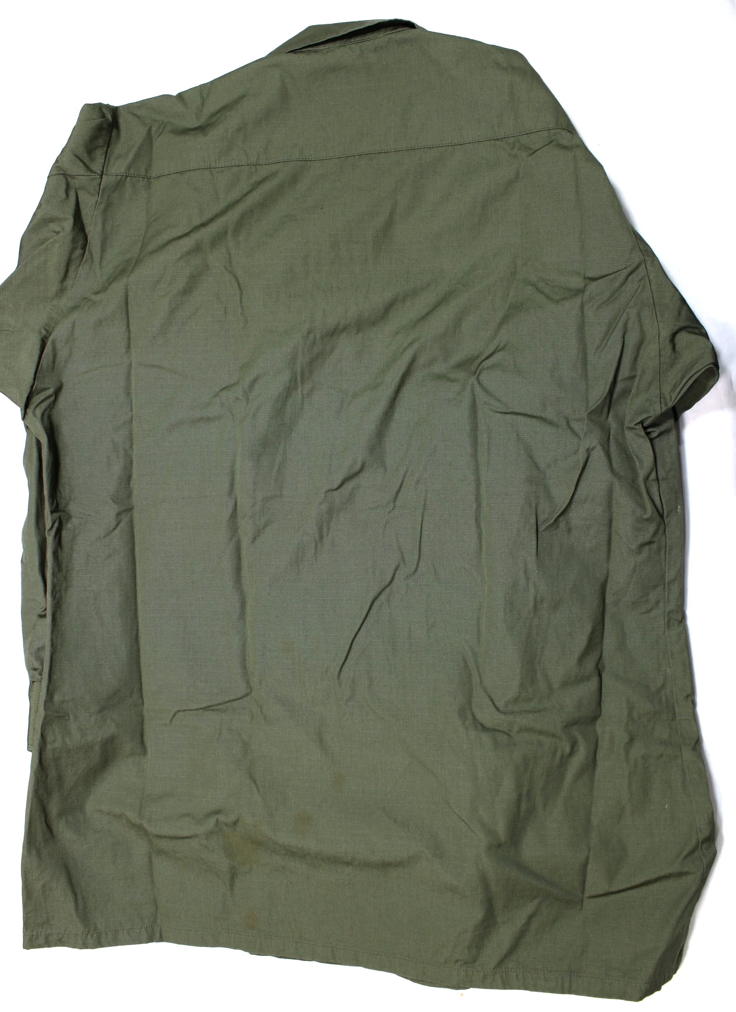 RipStop Jungle Fatigue Jacket Vietnam War Large Long 1968 NOS (New Old Stock)