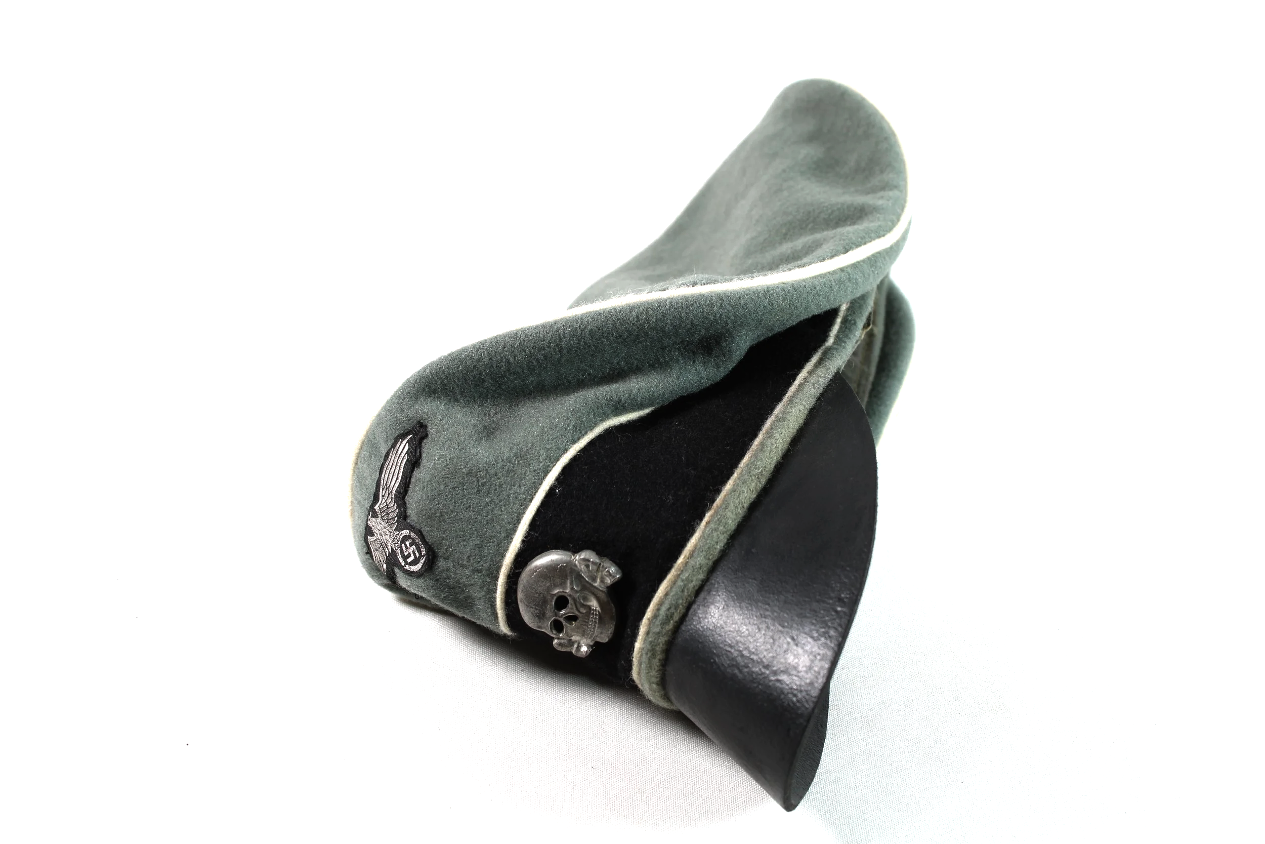 Waffen SS Old Janke Officer Reproduction Crusher Visor Size 59
