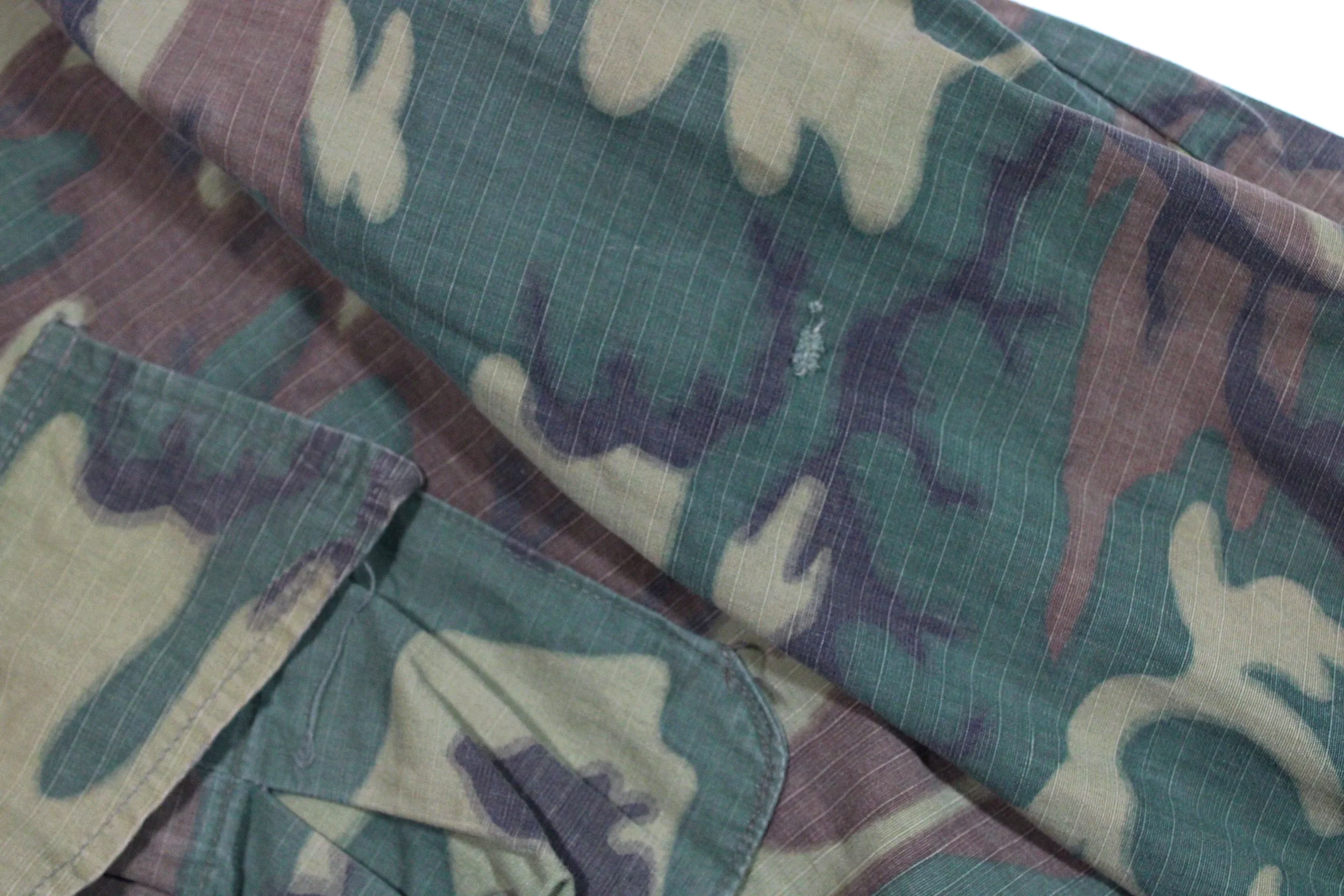 ERDL Camouflage RipStop Jungle Jacket Vietnam War Medium Regular