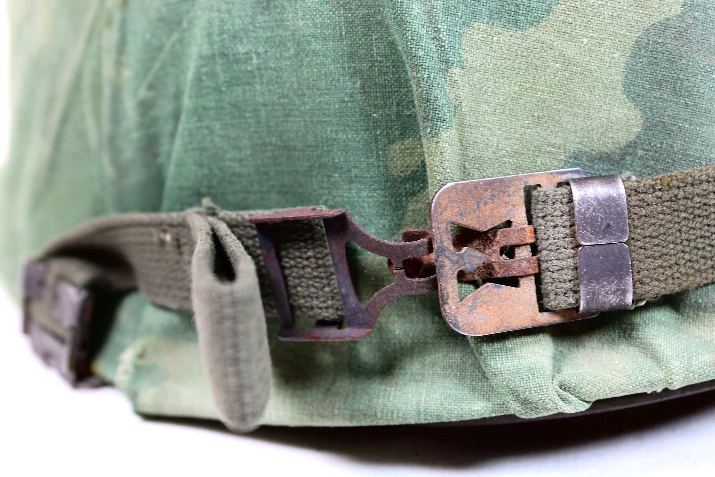Early Vietnam War M1 Helmet set W/Deep early Mitchel Cover and Korean War Era Liner W/Decals