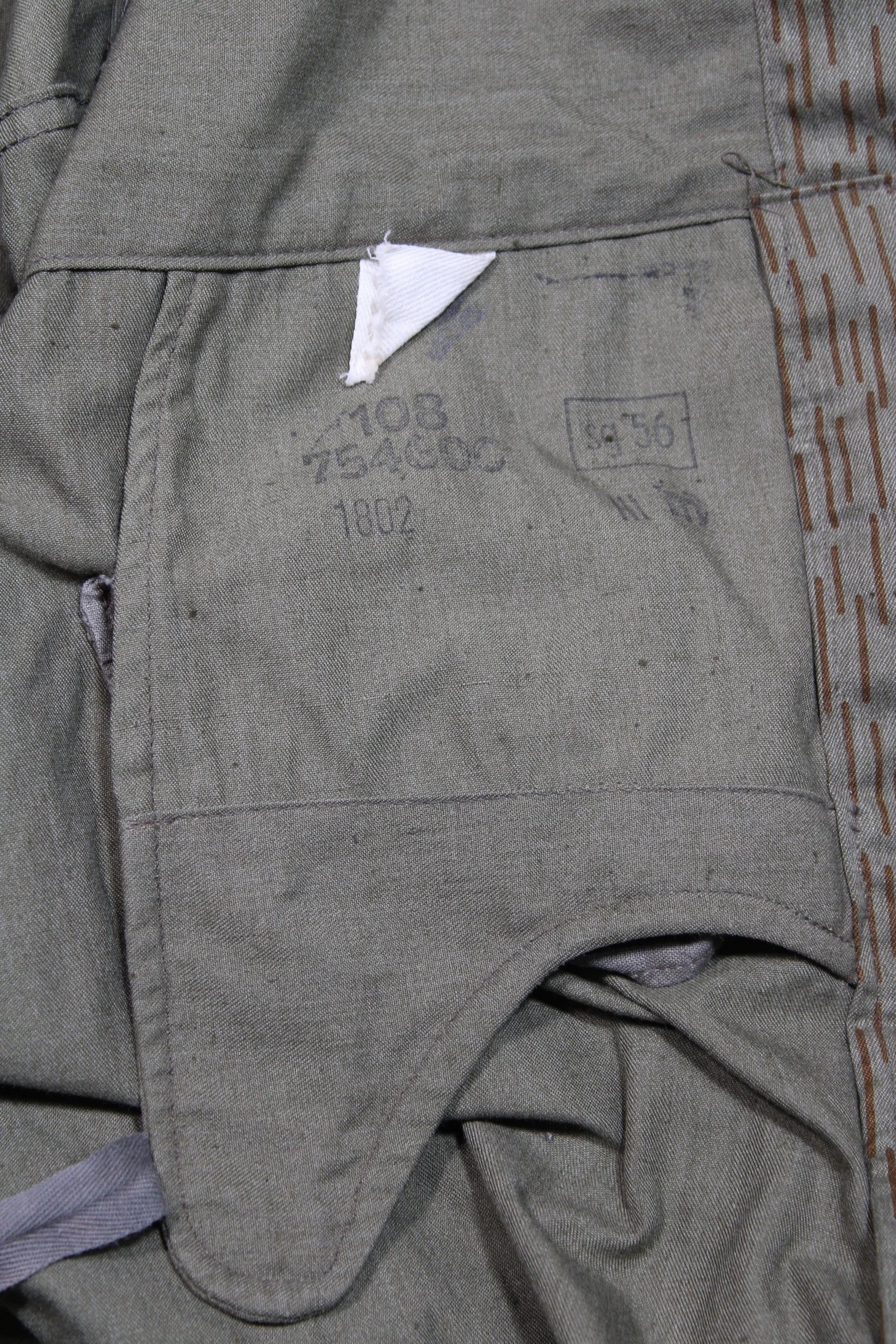 East German Strichtarn Camo Summer Jacket Uniform DDR NVA