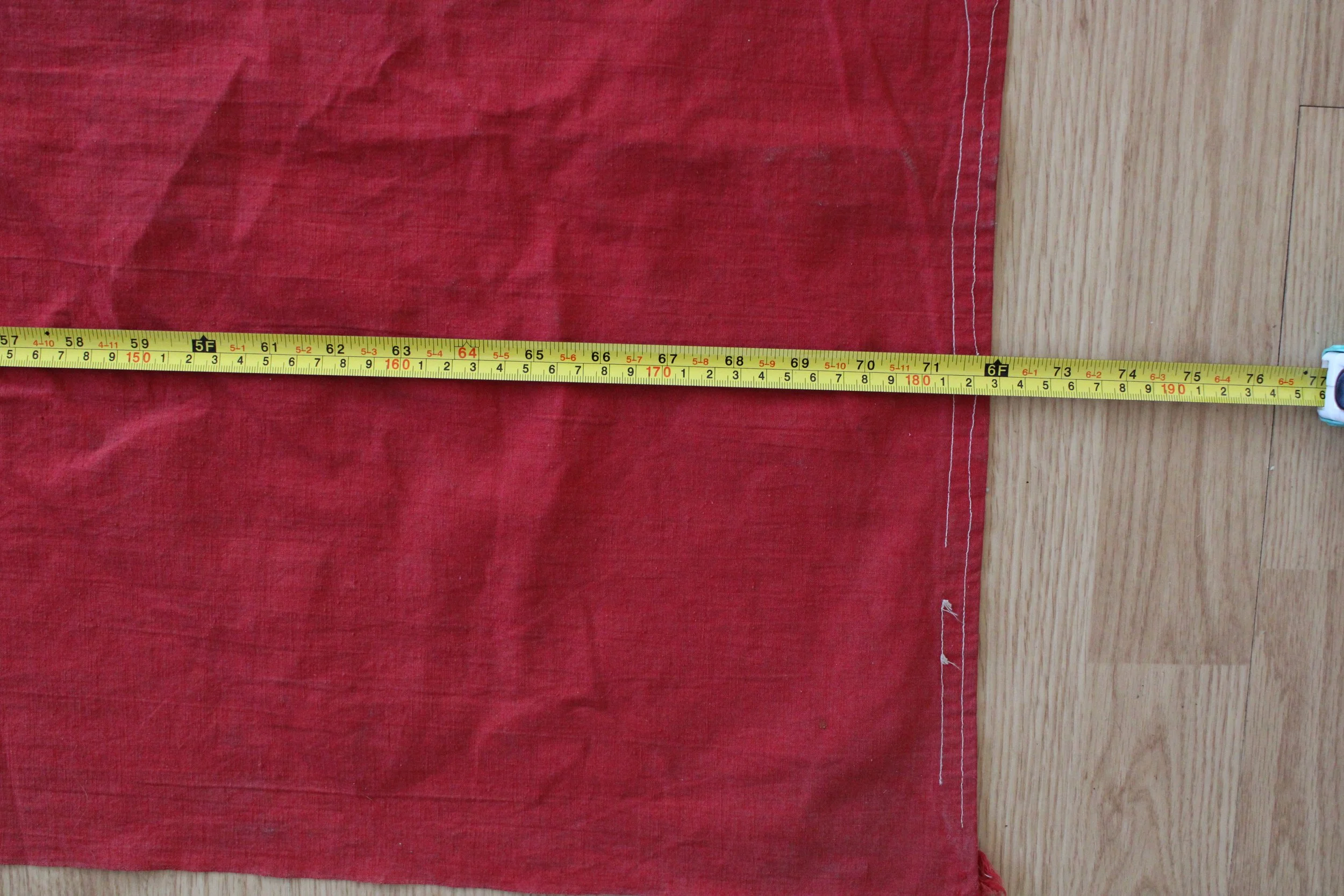 Third Reich WW2 German Original Large "Cut Down" NSDAP Swastika Flag