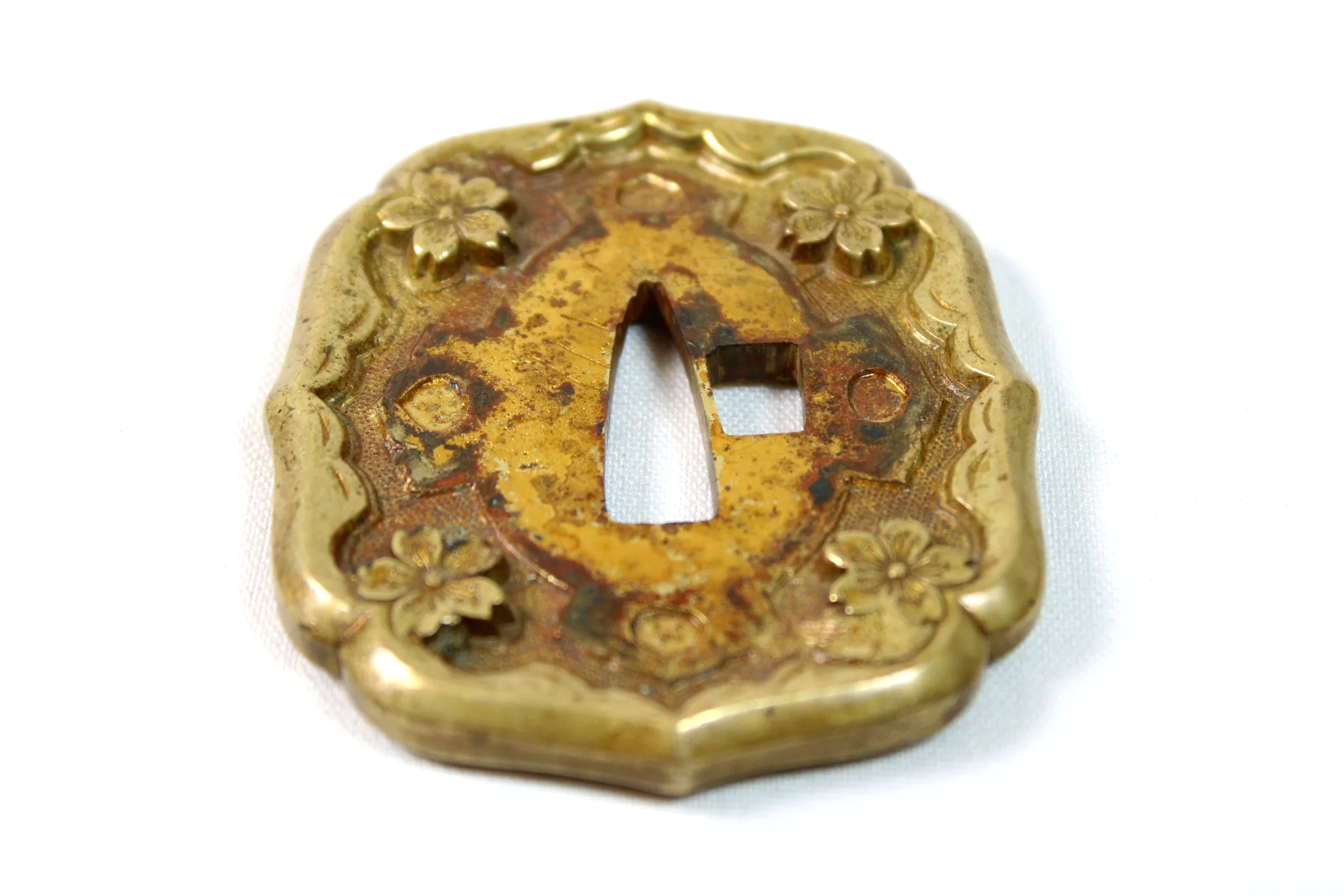 WWII 1934 Pattern Shin-Gunto Japanese Sword Tsuba