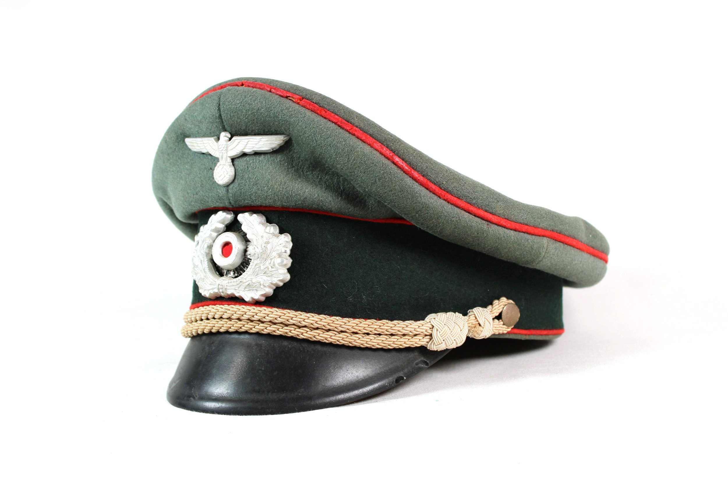 WWII German Heer Artillery Officer’s (Schirmmütze) Sonderklasse Visor Cap