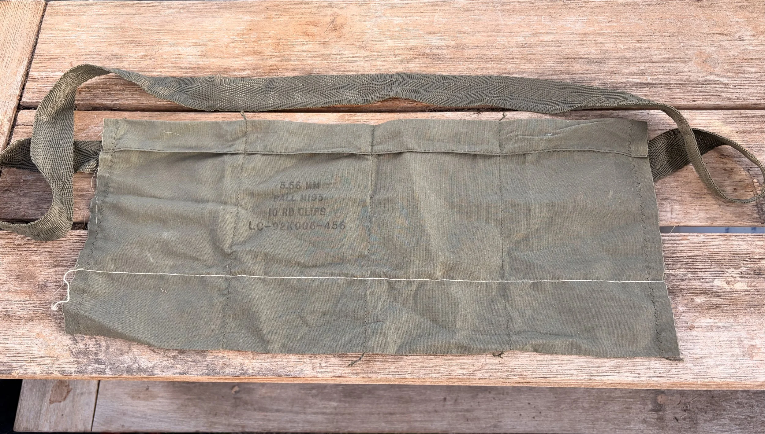 4 Cell M16 Vietnam War Bandolier