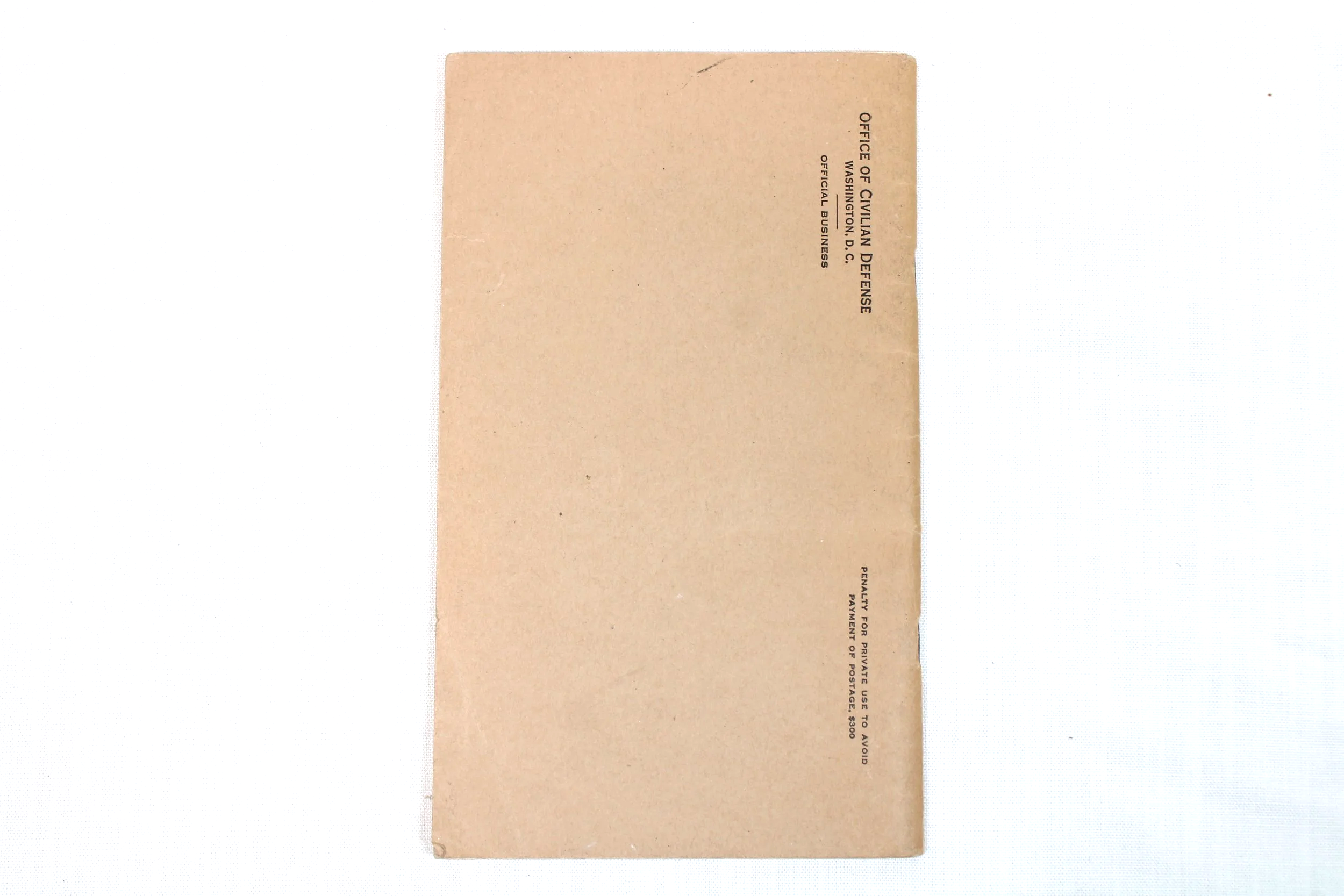 1942 Civil Defense First Aid Booklet