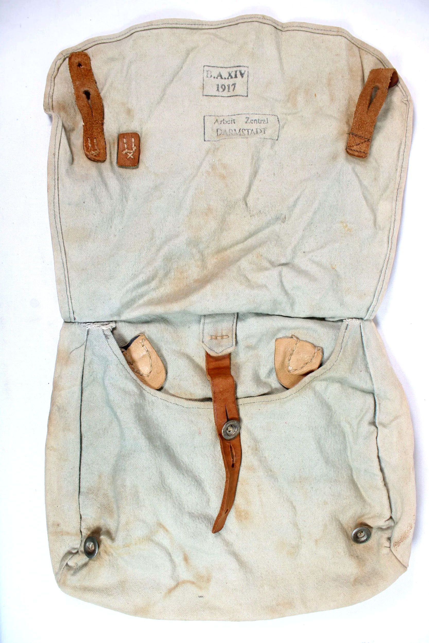 Original WW1 German Bread Bag 1917 Dated Inside