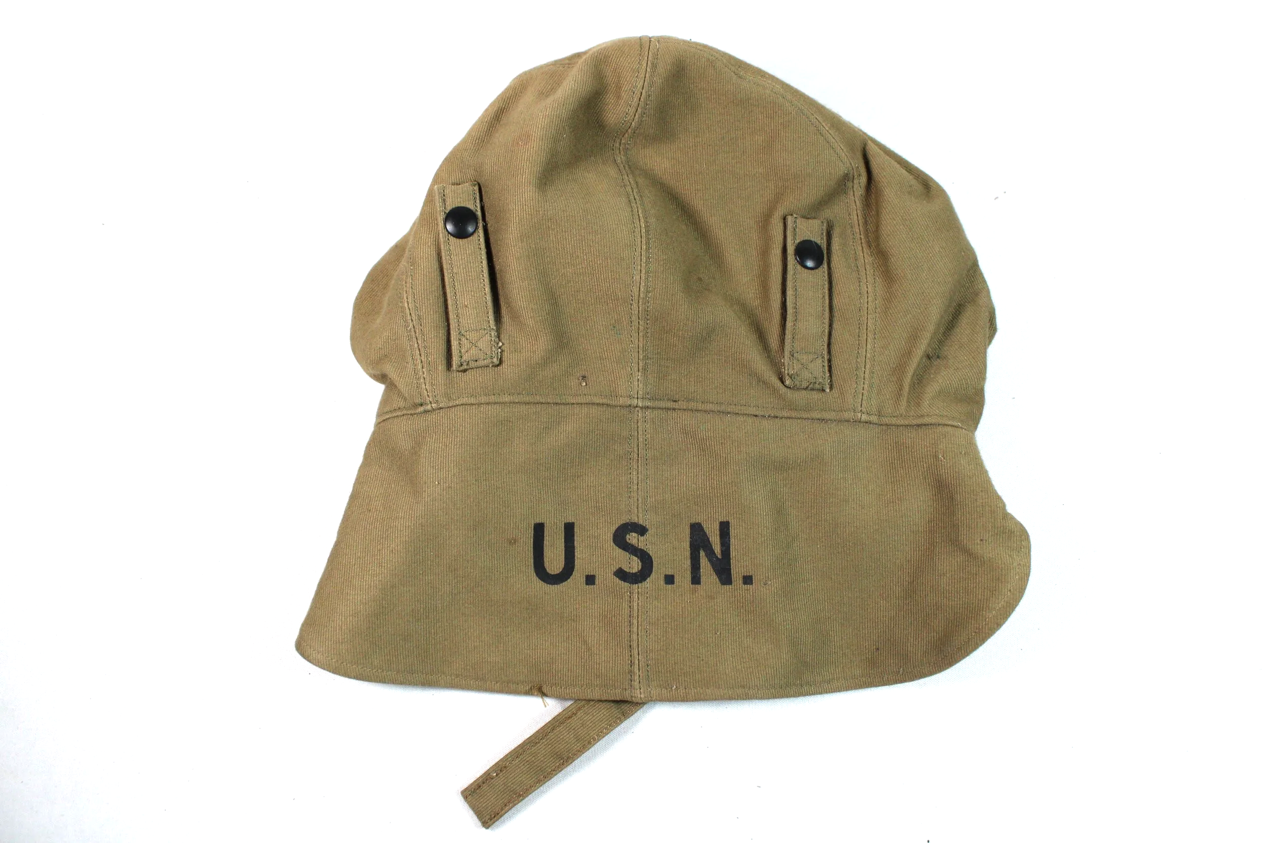 WW2  US Navy Foul Weather Unissued Flight Deck Cap Size 7 1/2