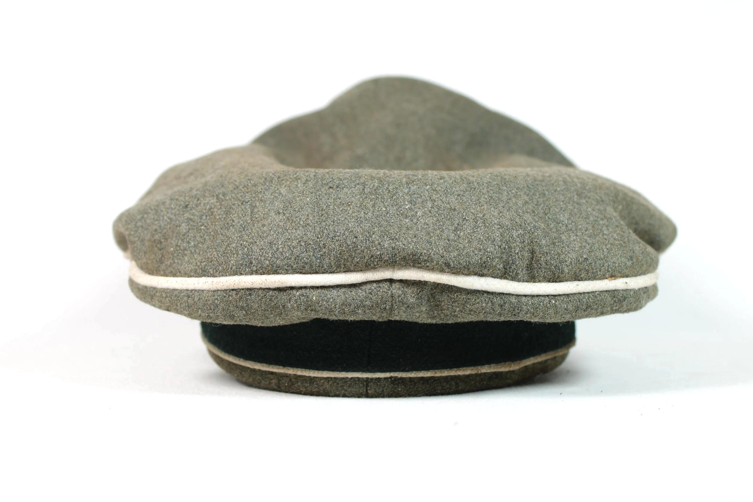 Old Michael Janke High Quality Heer Infantry Crusher Visor Cap WW2 German Reproduction