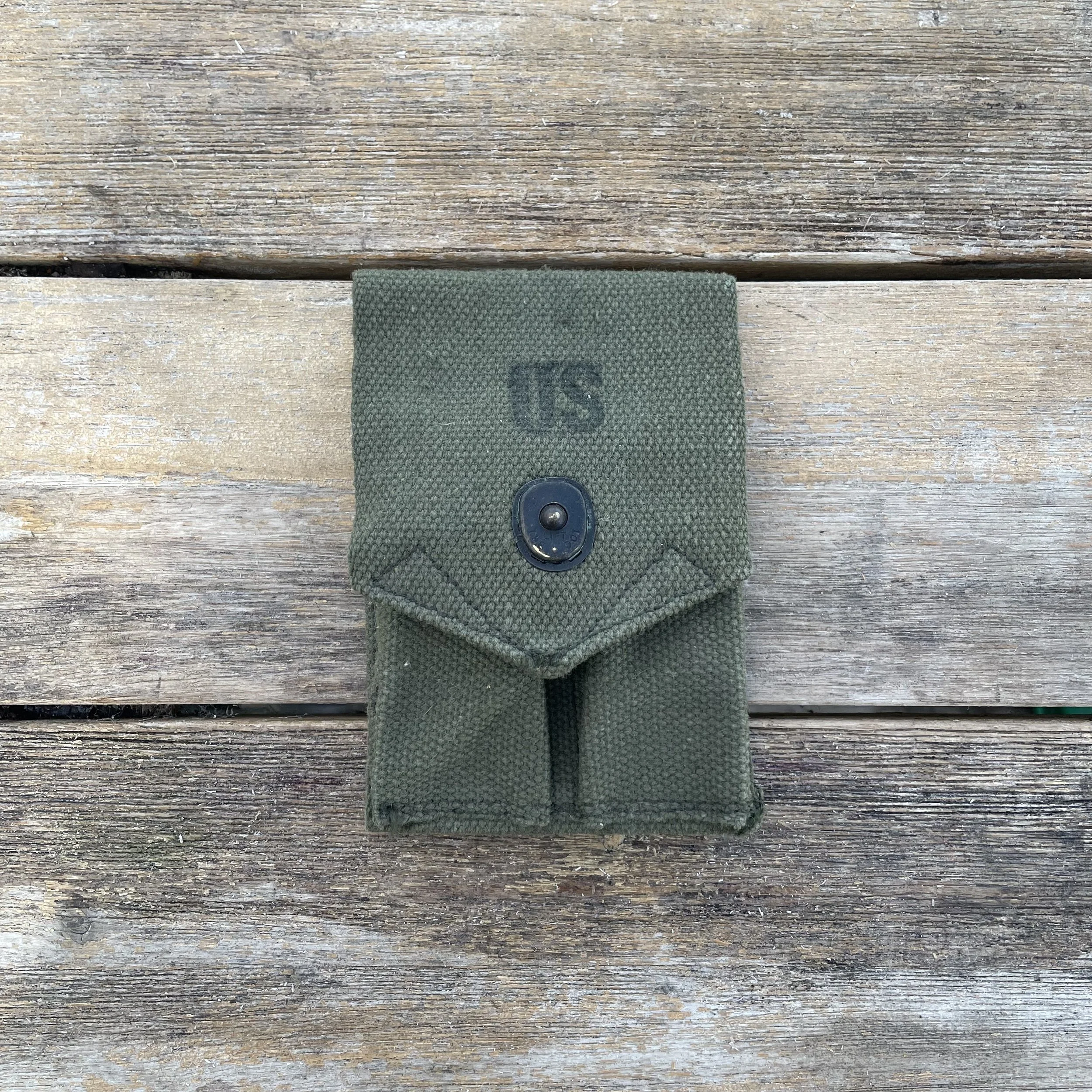 NEW Vietnam Issue US Army 1911 Colt M1956 45 OD Green Pistol Magazine Pouch Case
