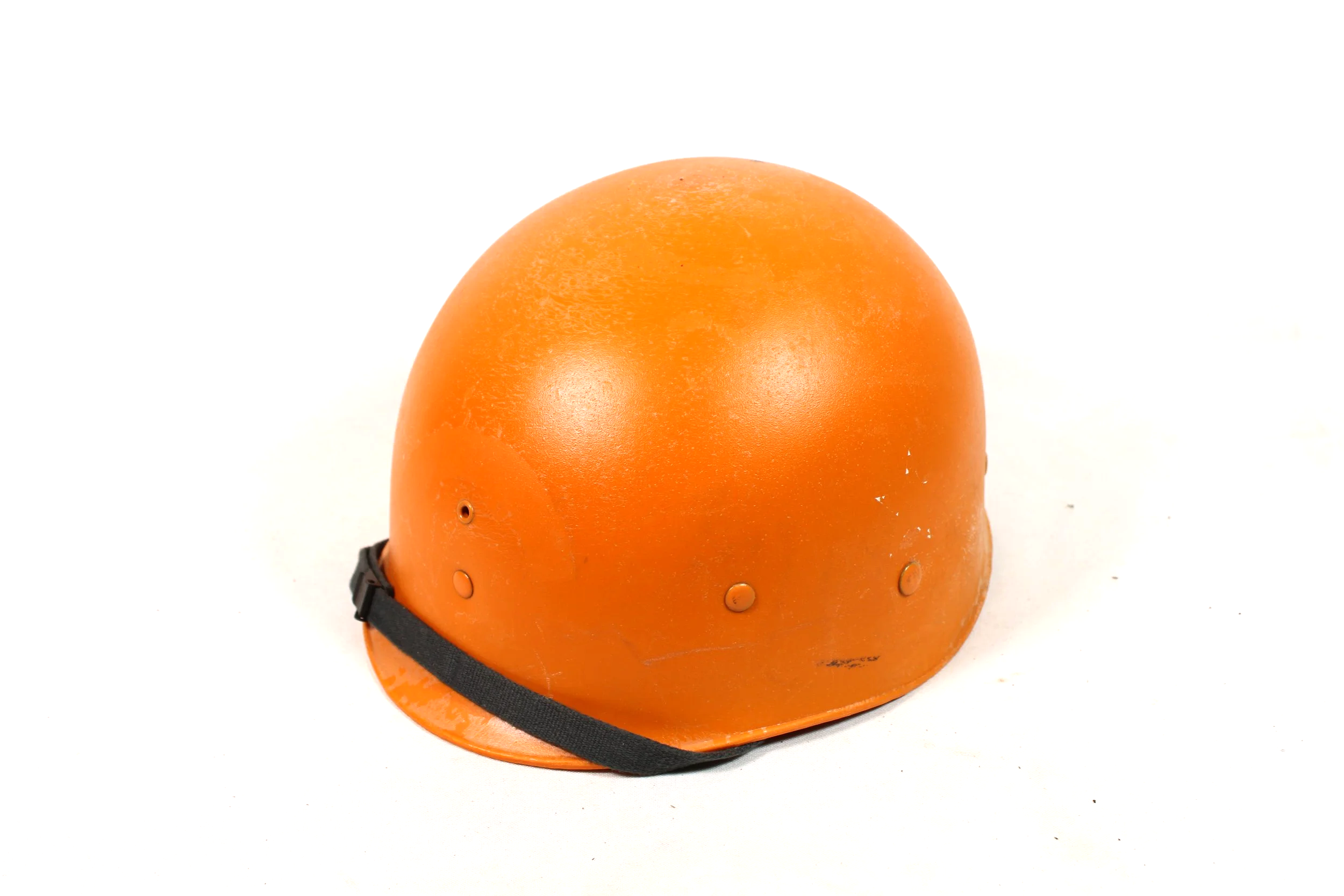 Austrian Orange Plastic Civil Defense M1 Helmet Liner