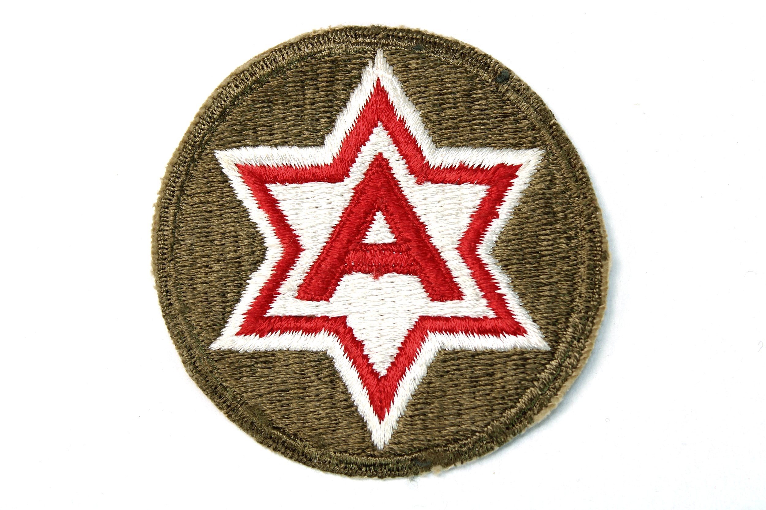 Original WWII Sixth Army Patch (Removed)