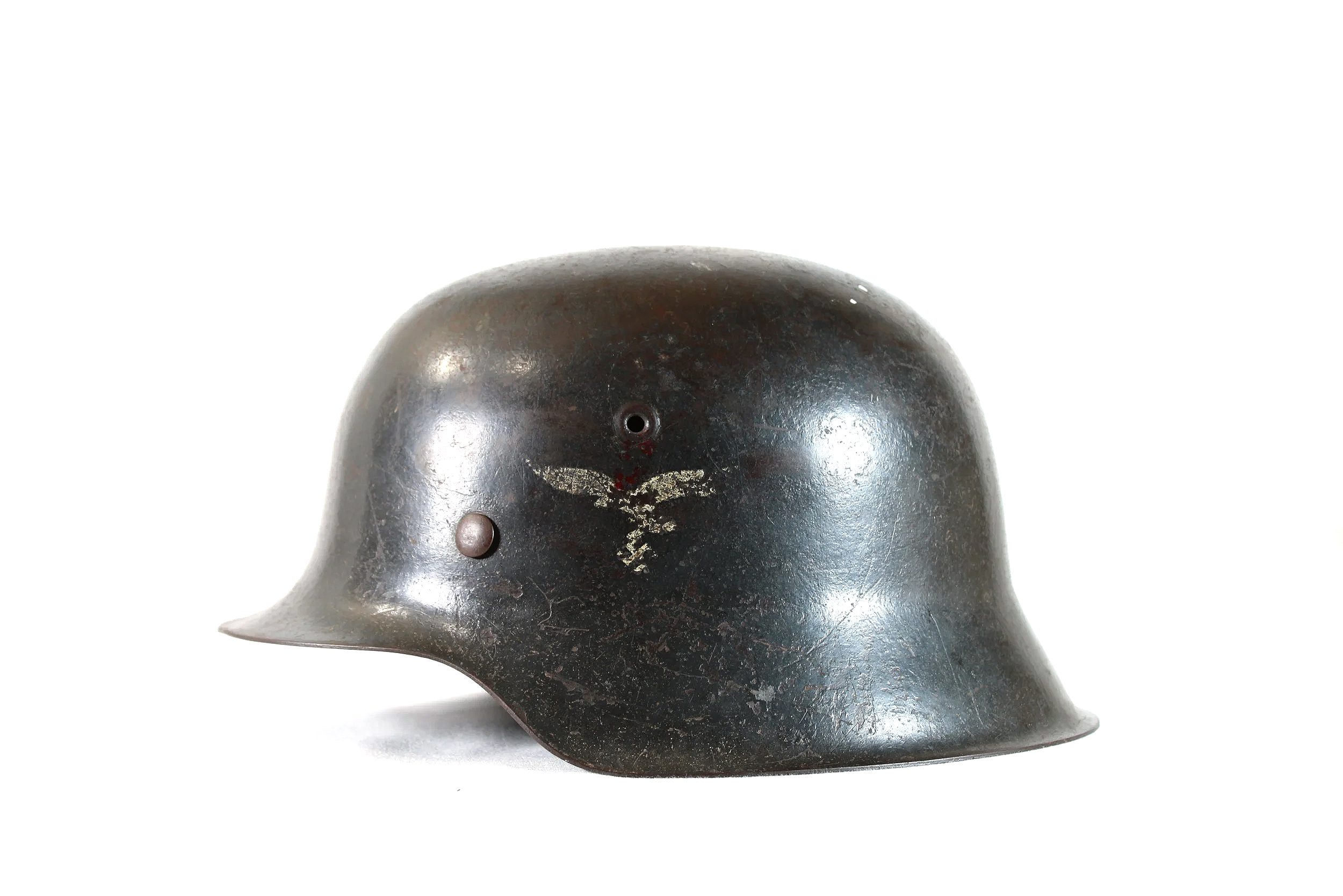 Original WW2 German Luftwaffe ckl62 M42 Single Decal Helmet