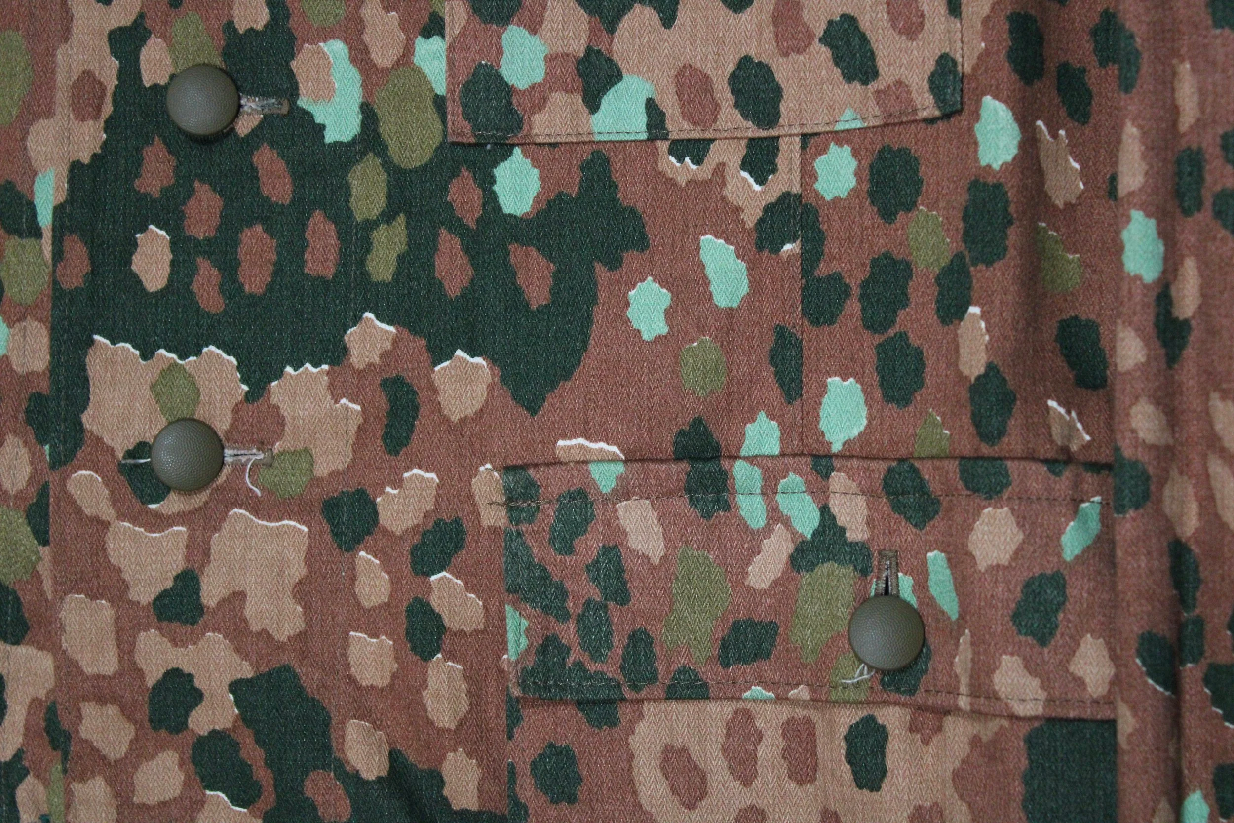 Rare Vintage Waffen SS Dot44 Tunic Jacket WW2 German Reproduction by Bud O'toole