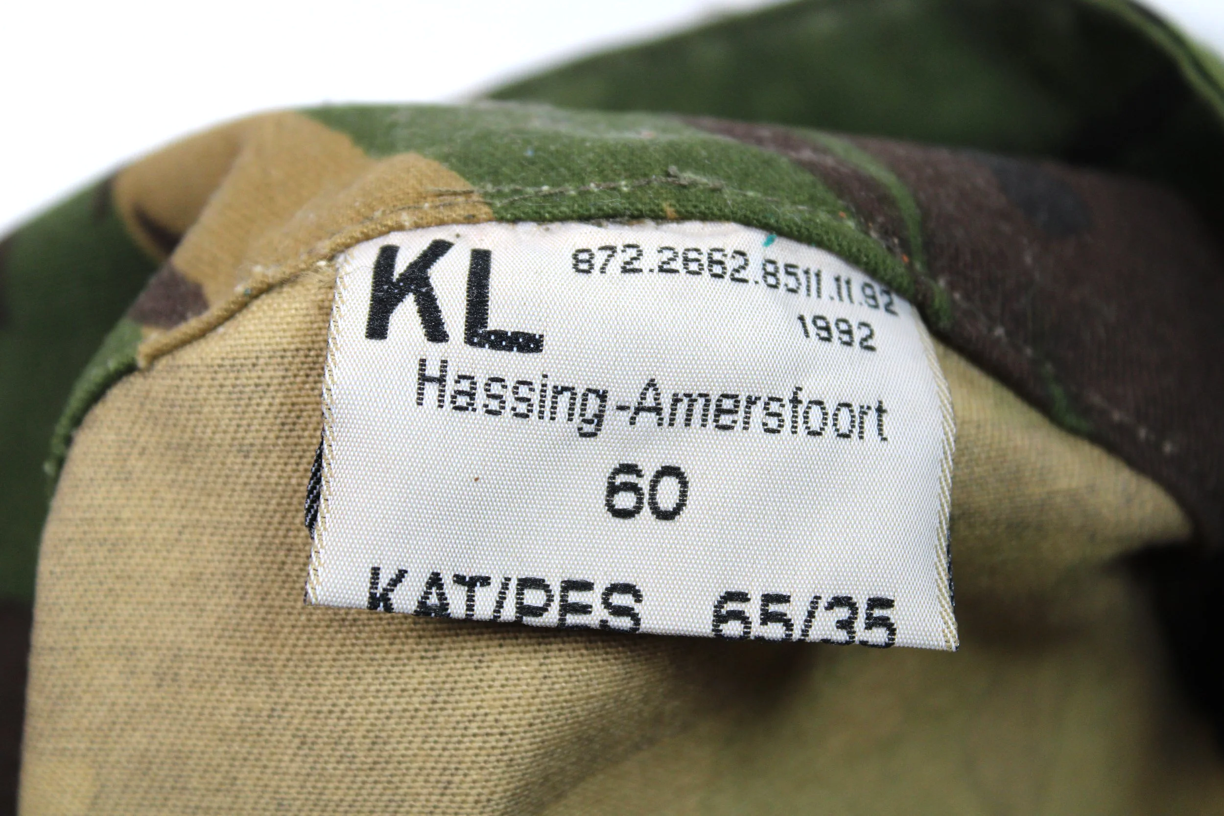 Dutch Army DPM Woodland Camo Field Cap Size 60