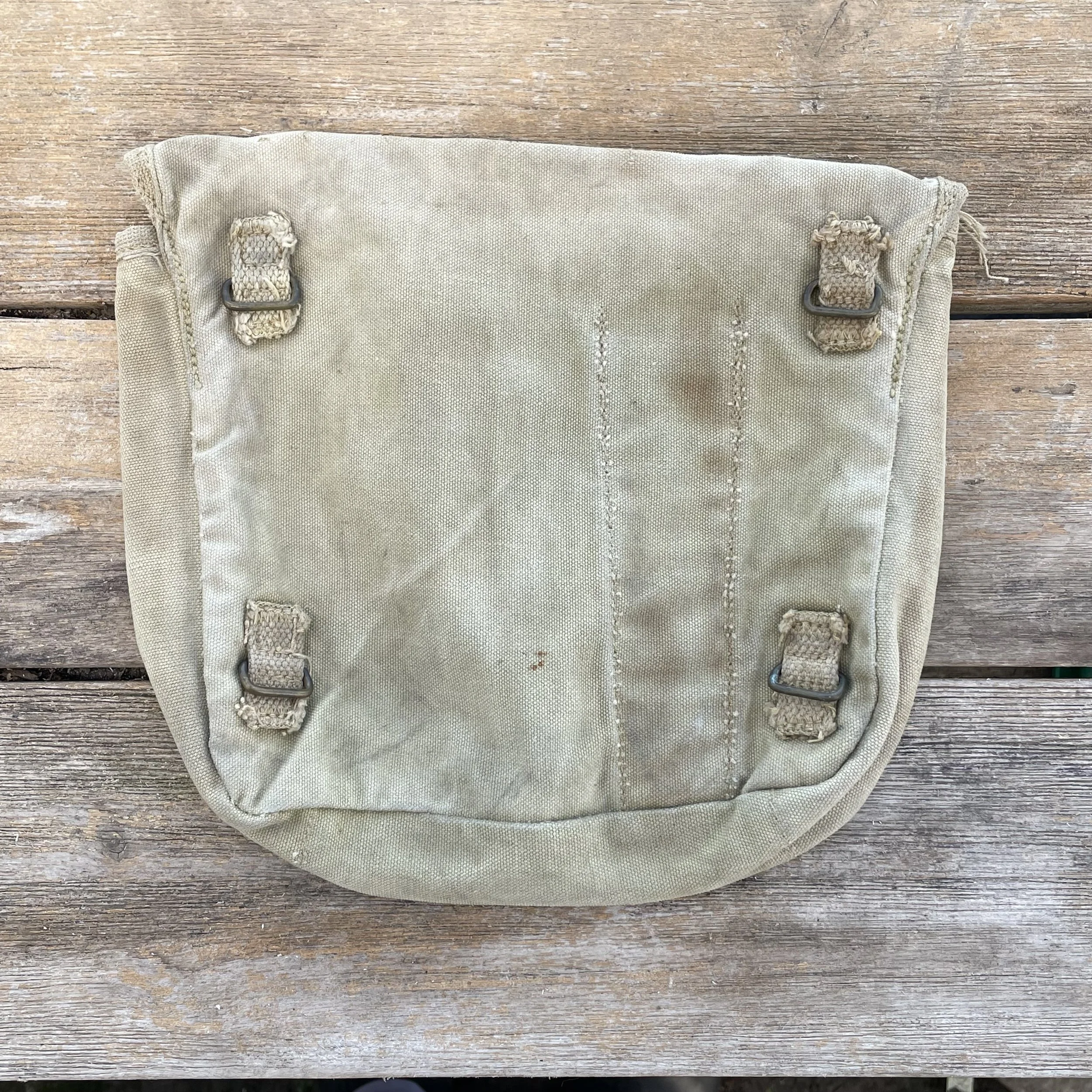 Original WW1 U.S. Army Khaki Canvas M1910 Mess Kit / Meat Can Pouch