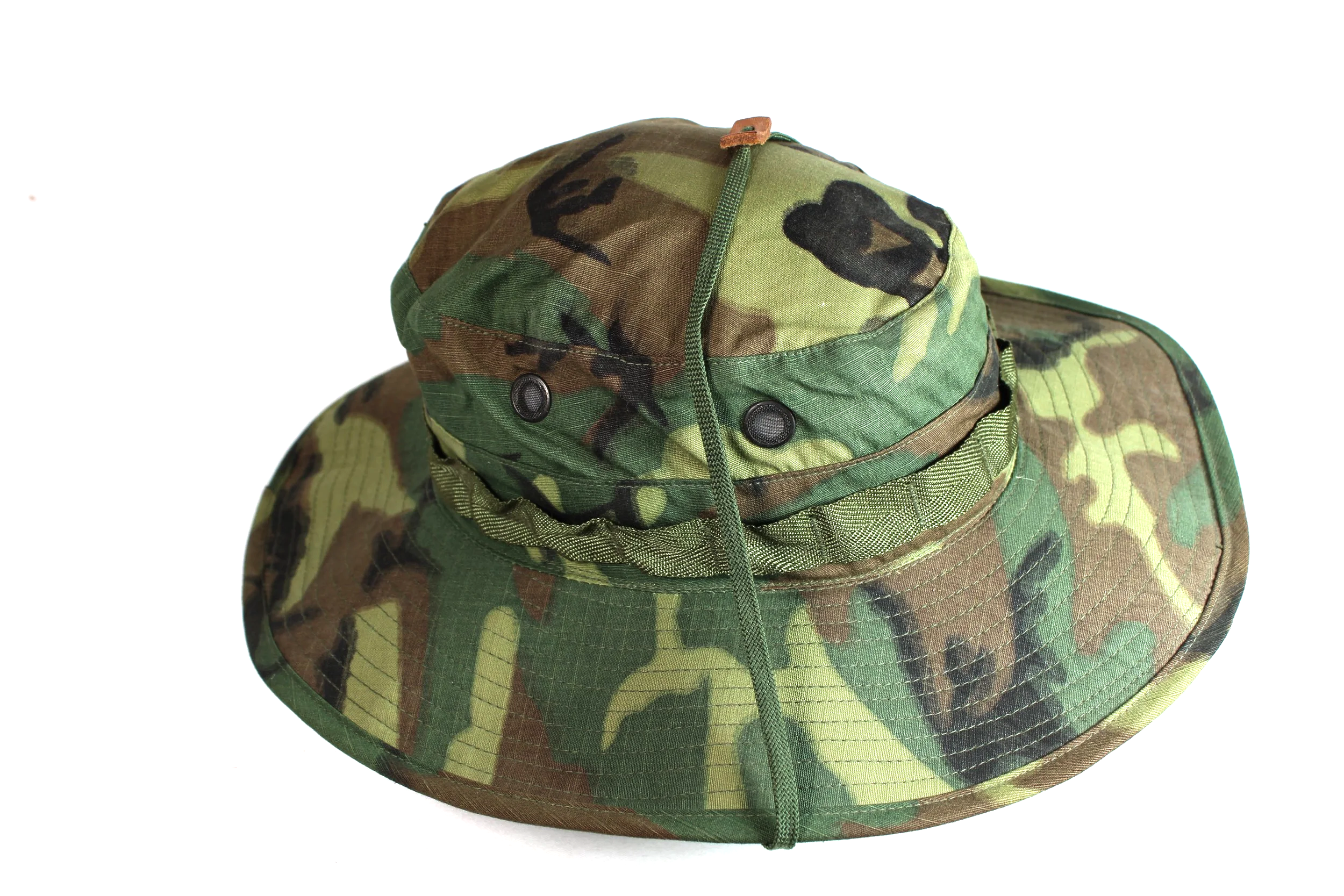 ERDL Camouflage Boonie Hat 1968 Vietnam War Size 6 7/8