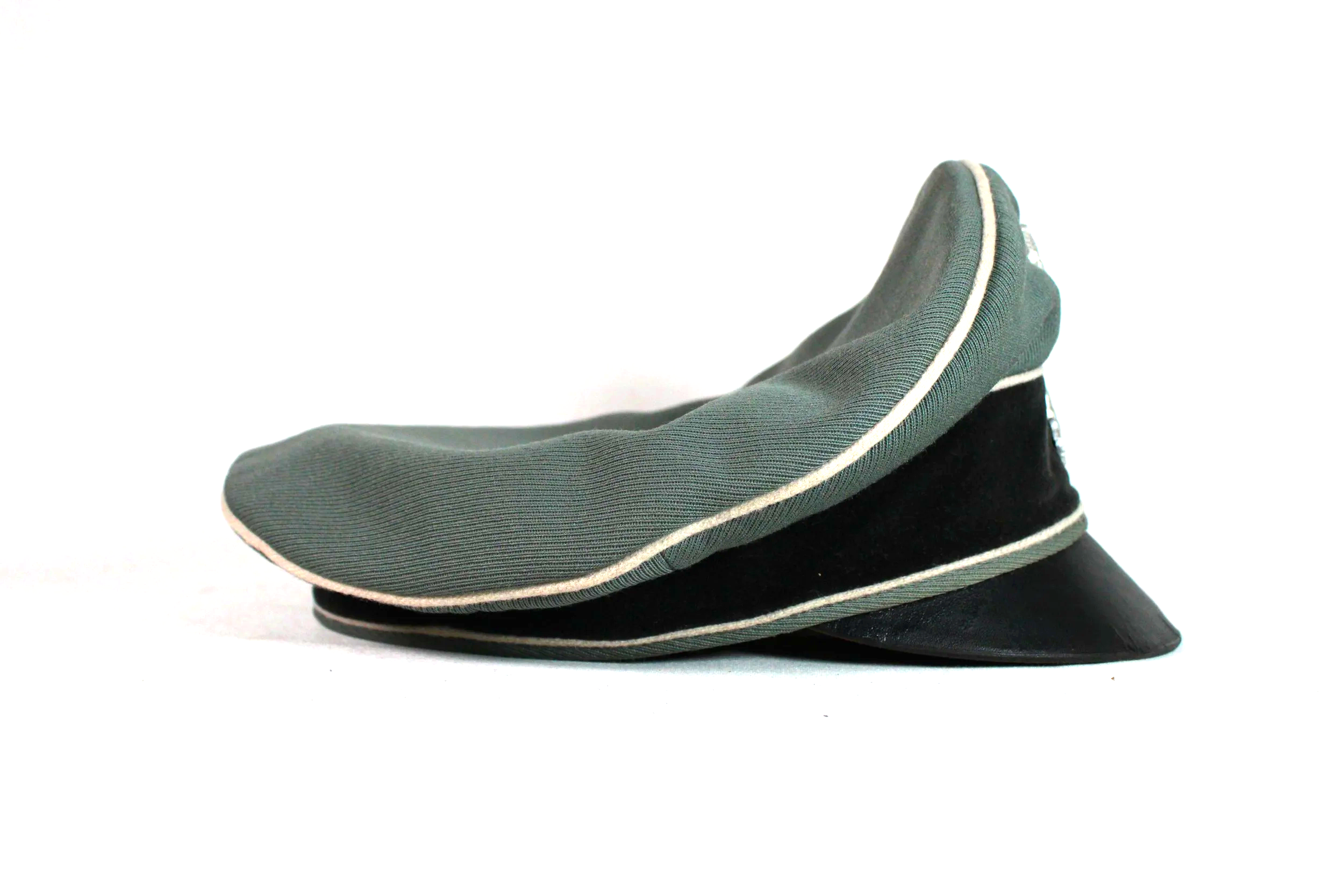 Waffen SS Old Janke Officer Crusher Visor Size 58