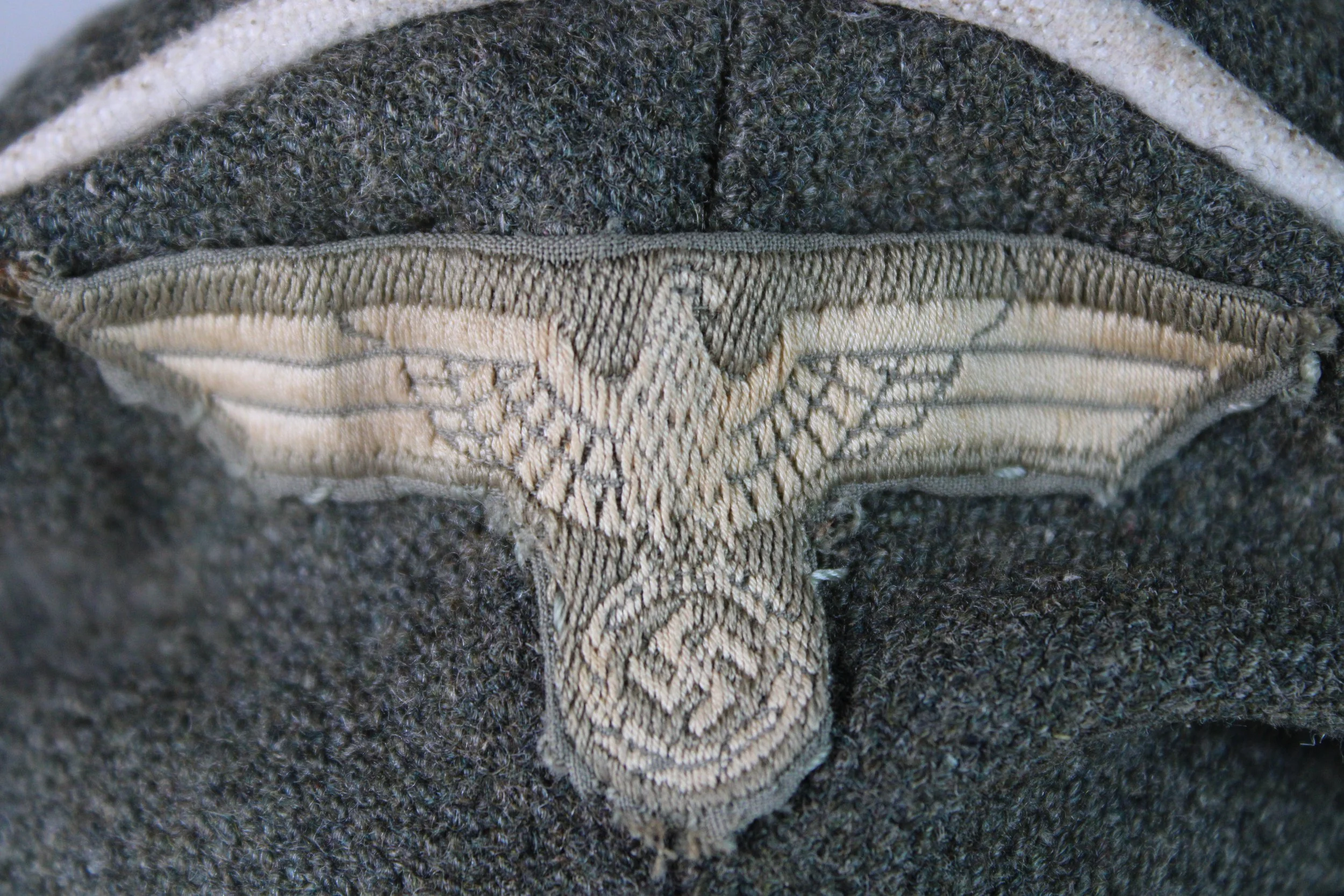 Old Michael Janke High Quality Heer Infantry Crusher Visor Cap WW2 German Reproduction