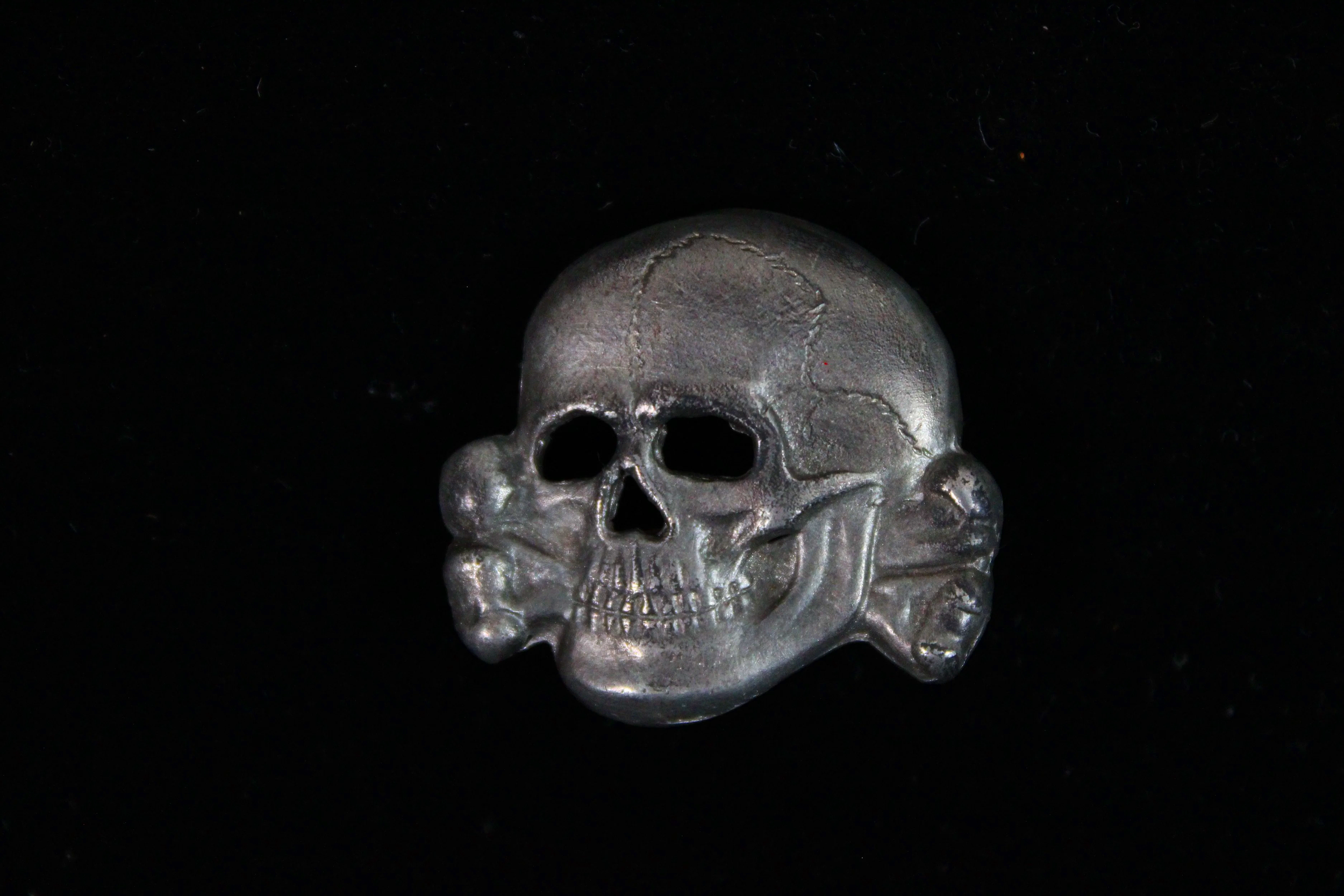 Waffen SS Reproduction M1/52 Deschler & Sohn Visor Cap Totenkopf Skull