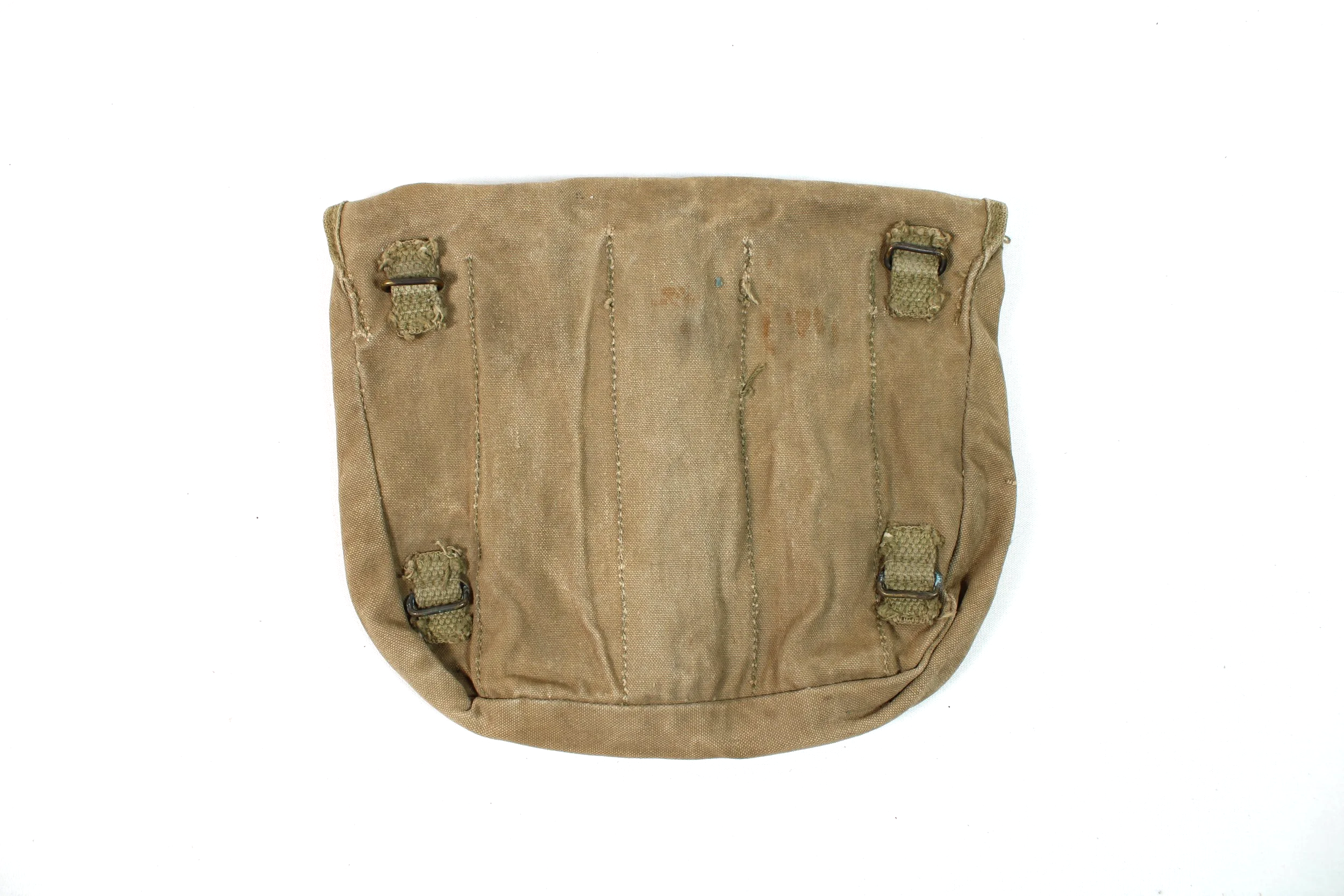 Original WW2 Light Khaki Meat Can Mess Kit Pouch for M1928 Haversack Bag
