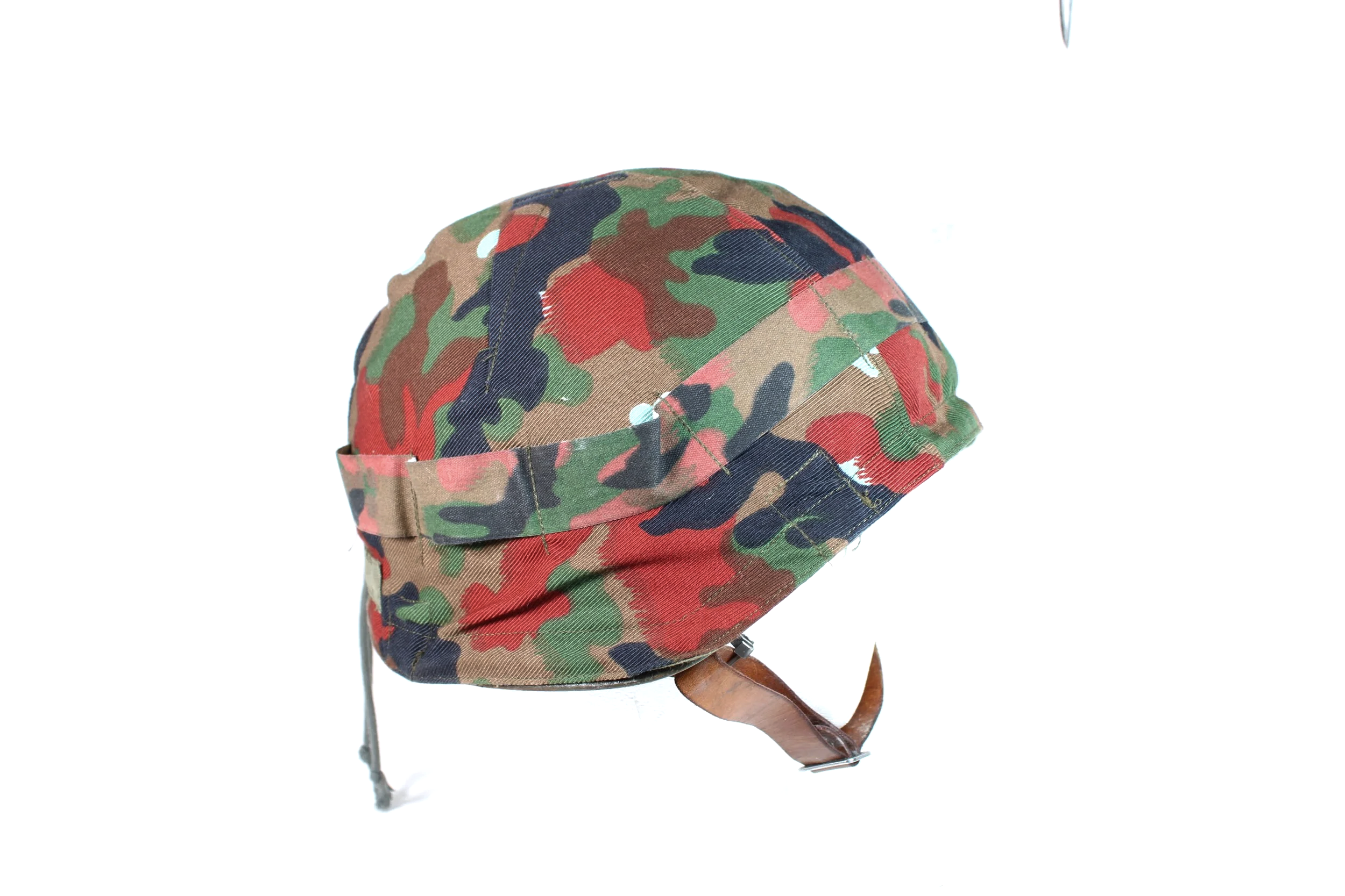 Swiss M71 Alpenflage Camouflage Helmet (Named)