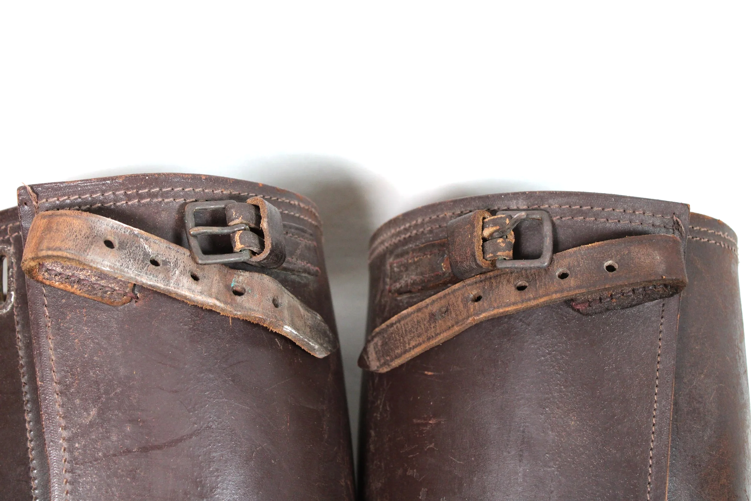 WWII US Army Cavalry Leather Leg Gaiters