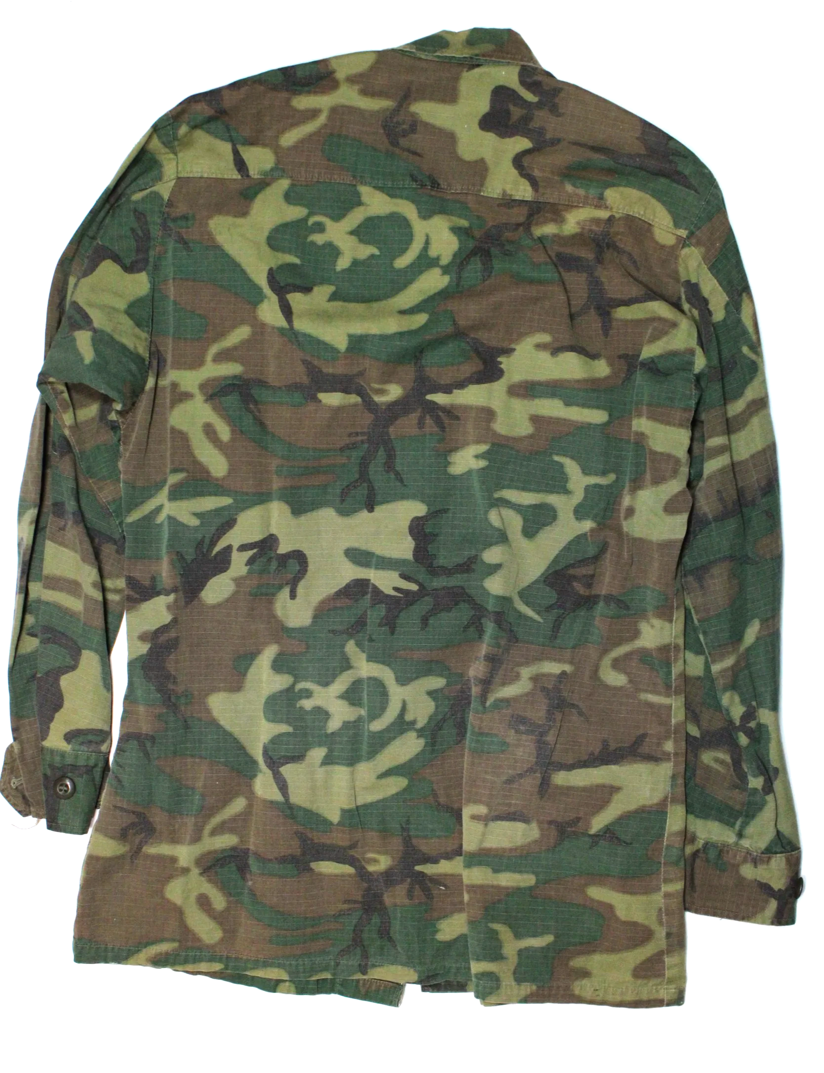 ERDL Camouflage RipStop Jungle Jacket Vietnam War Small