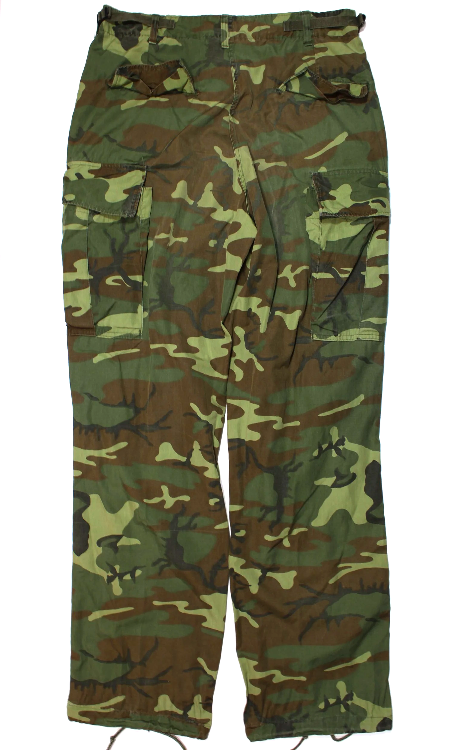 Early ERDL Camouflage Poplin Jungle Pants Vietnam War Medium