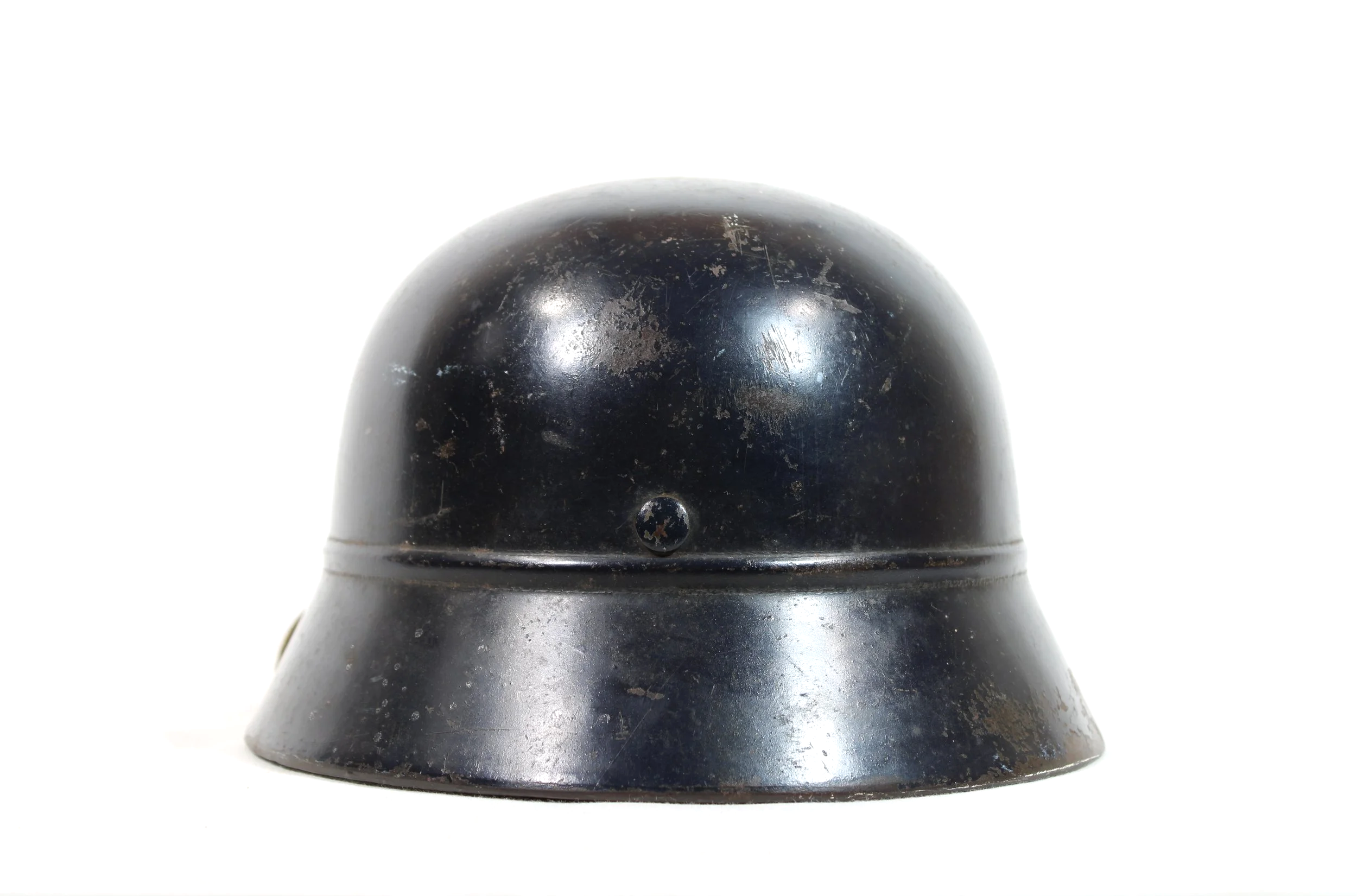 M35 NS62 Beaded Luftschutz Civil Air Defense WW2 German Helmet