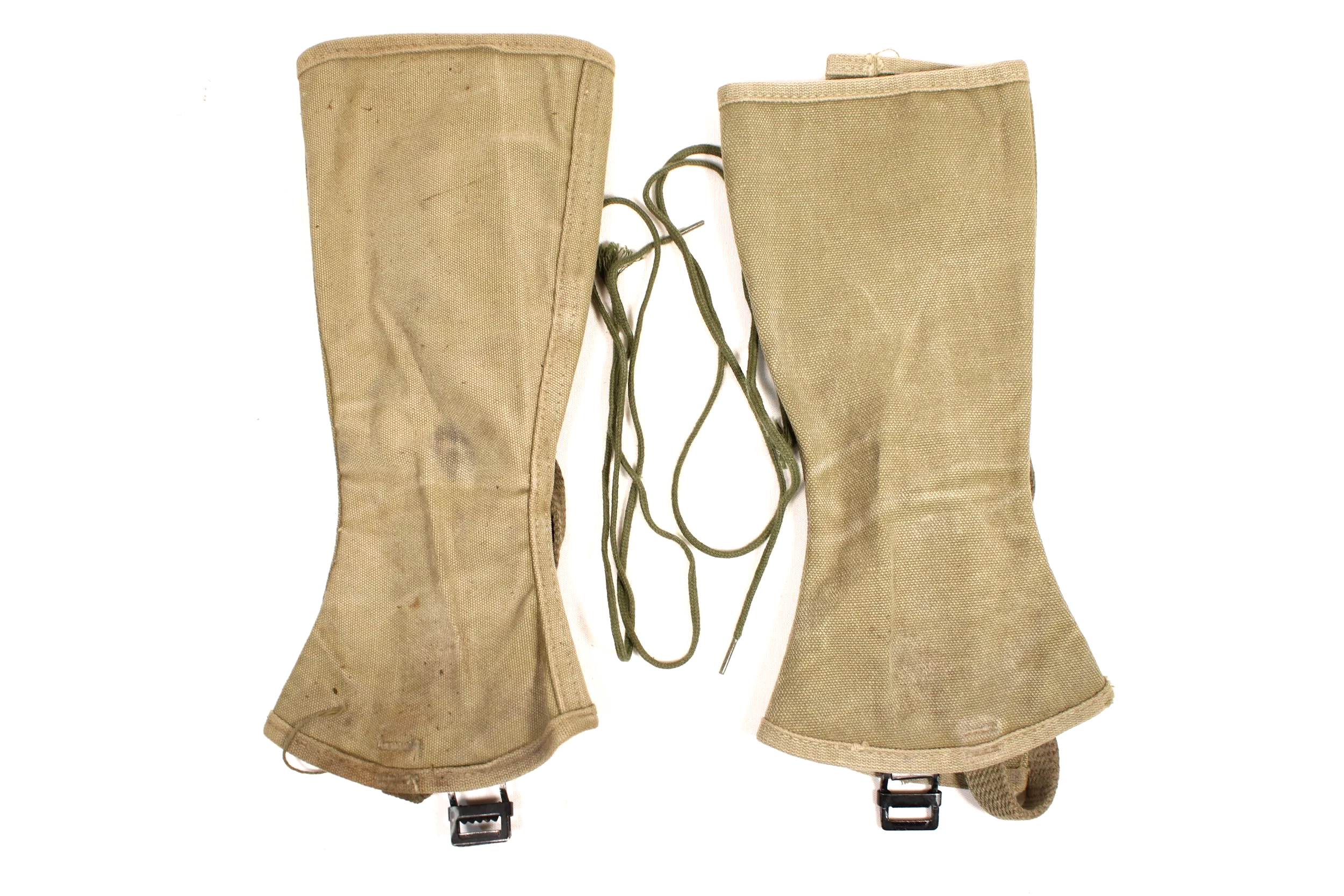 WW2 Military Canvas Boot Gaiters Covers  Size 1R